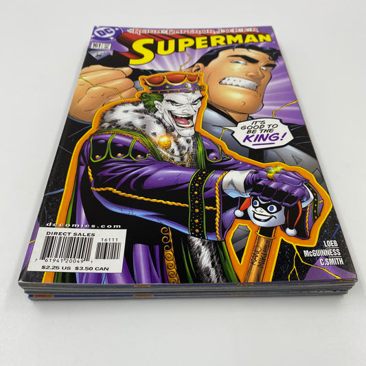Superman Arkham & Superman Emperor Joker: Superman #160-161, Adventures of Superman #582-583, Superman The Man of Steel #104-105, Action Comics #769-770, Superman Emperor Joker #1 (2000) DC (FN to NM)