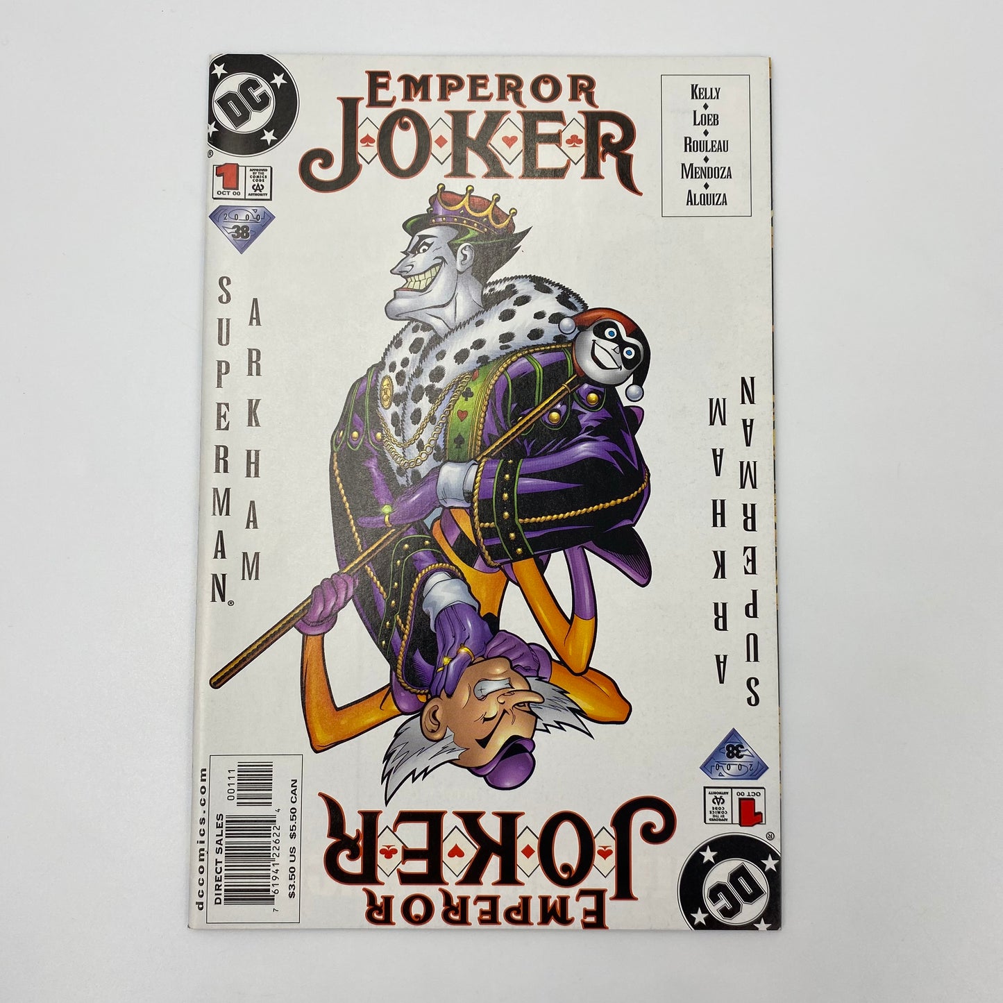 Superman Arkham & Superman Emperor Joker: Superman #160-161, Adventures of Superman #582-583, Superman The Man of Steel #104-105, Action Comics #769-770, Superman Emperor Joker #1 (2000) DC (FN to NM)