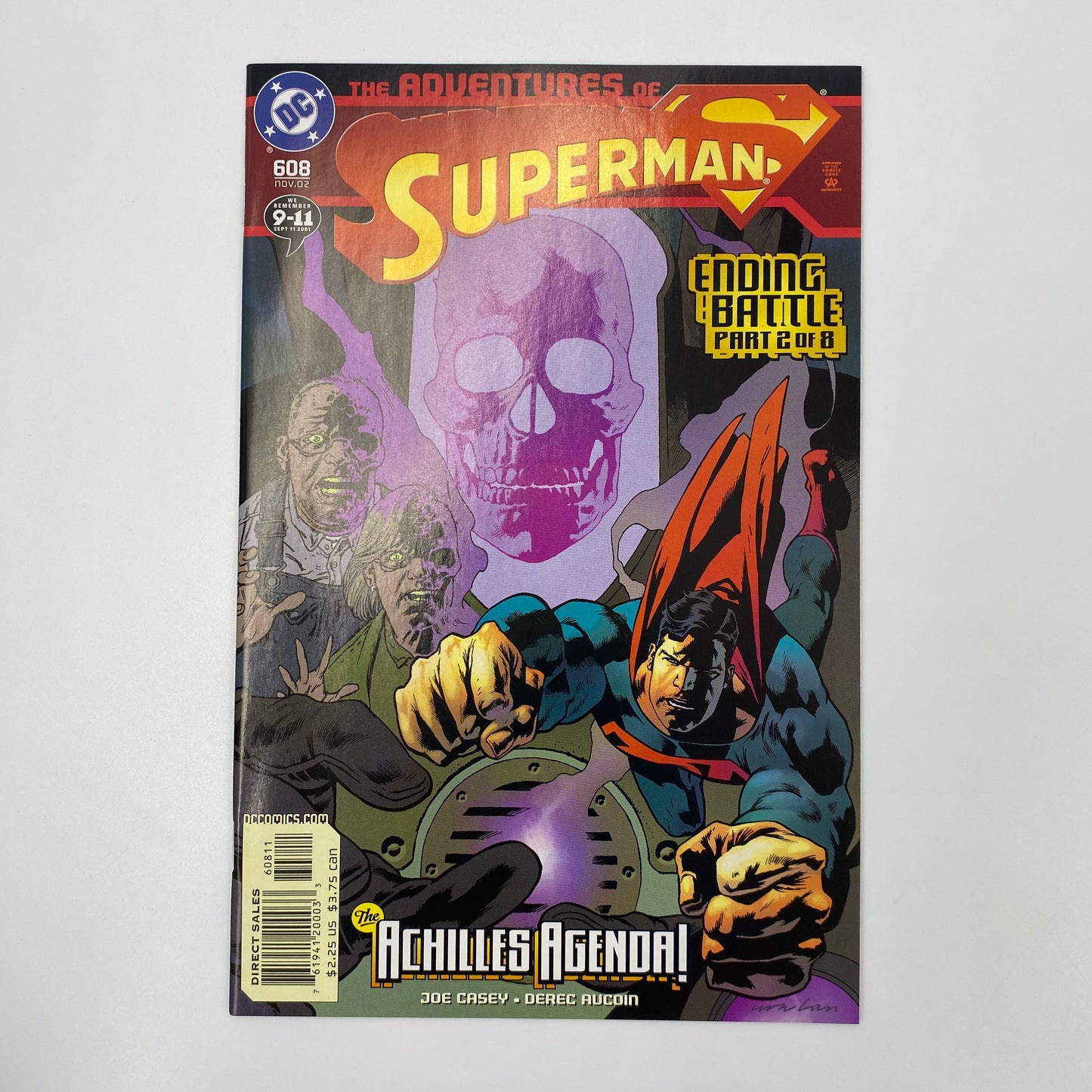 Superman Ending Battle: Superman #186-187 (2002), Adventures of Superman #608-609 (2002), Superman: The Man of Steel #130-131 (2002), Action Comics #795-796 (2002) DC (FN to VF)