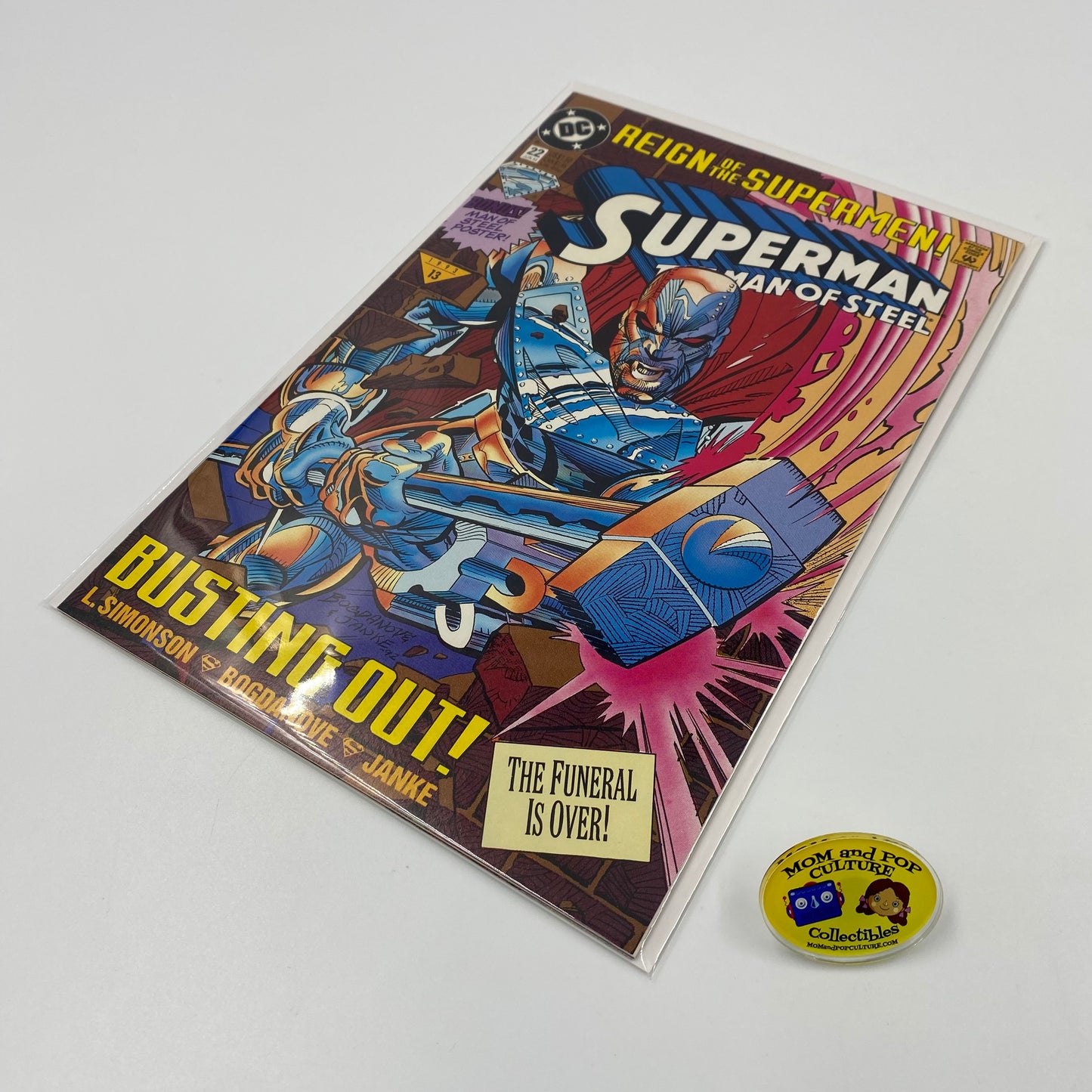 Superman The Man of Steel #22 Reign of the Supermen! part 2 (1993) DC (VF)