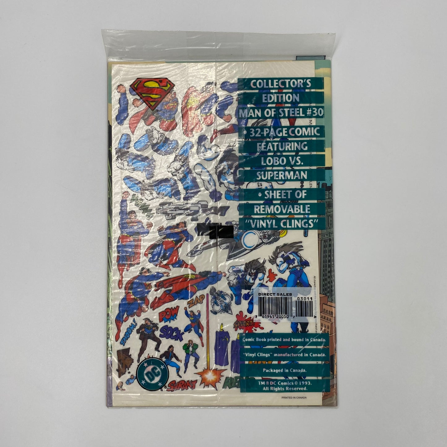 Superman The Man of Steel #30 polybagged (1993) DC (N/A)
