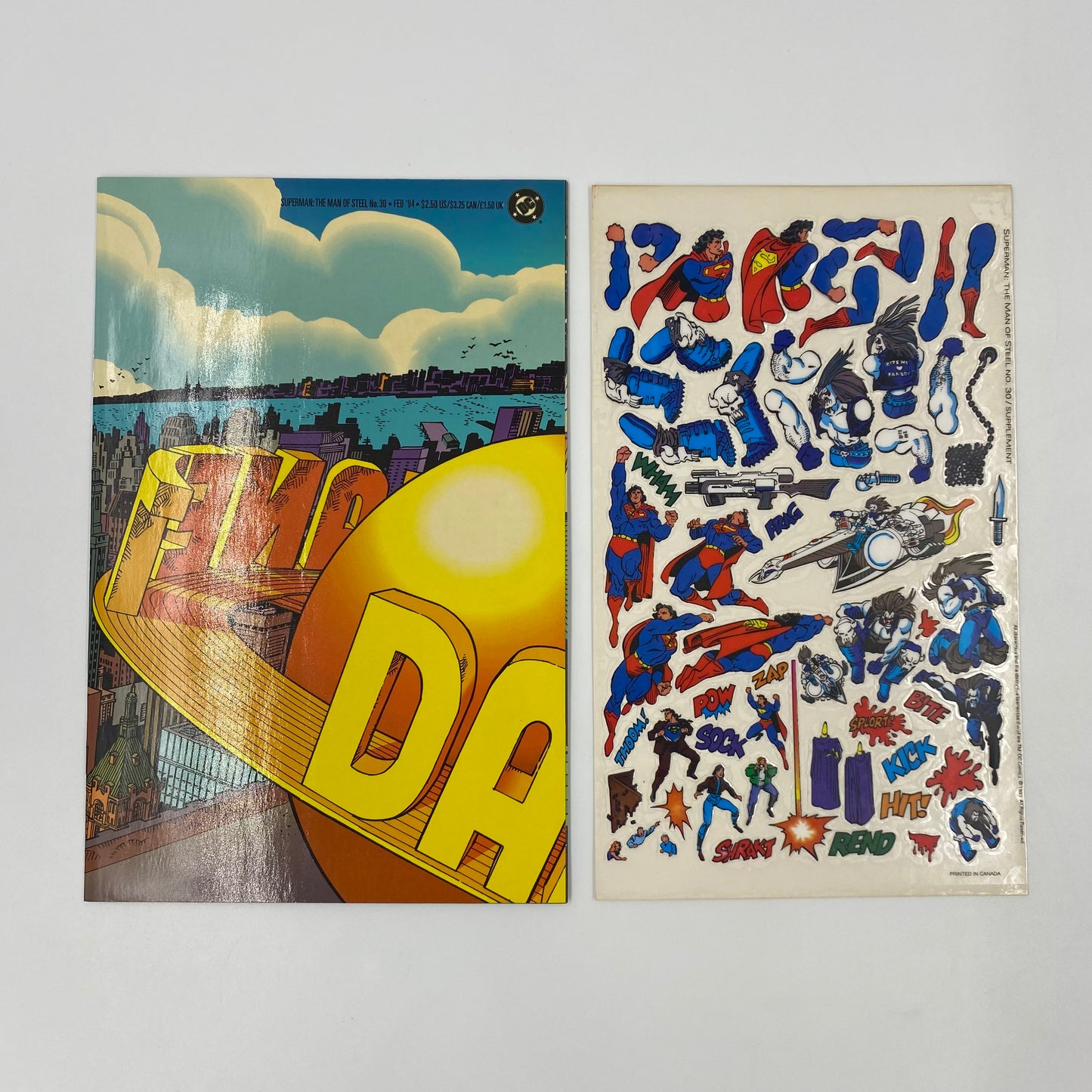 Superman The Man of Steel #30 (1993) DC (VF+)