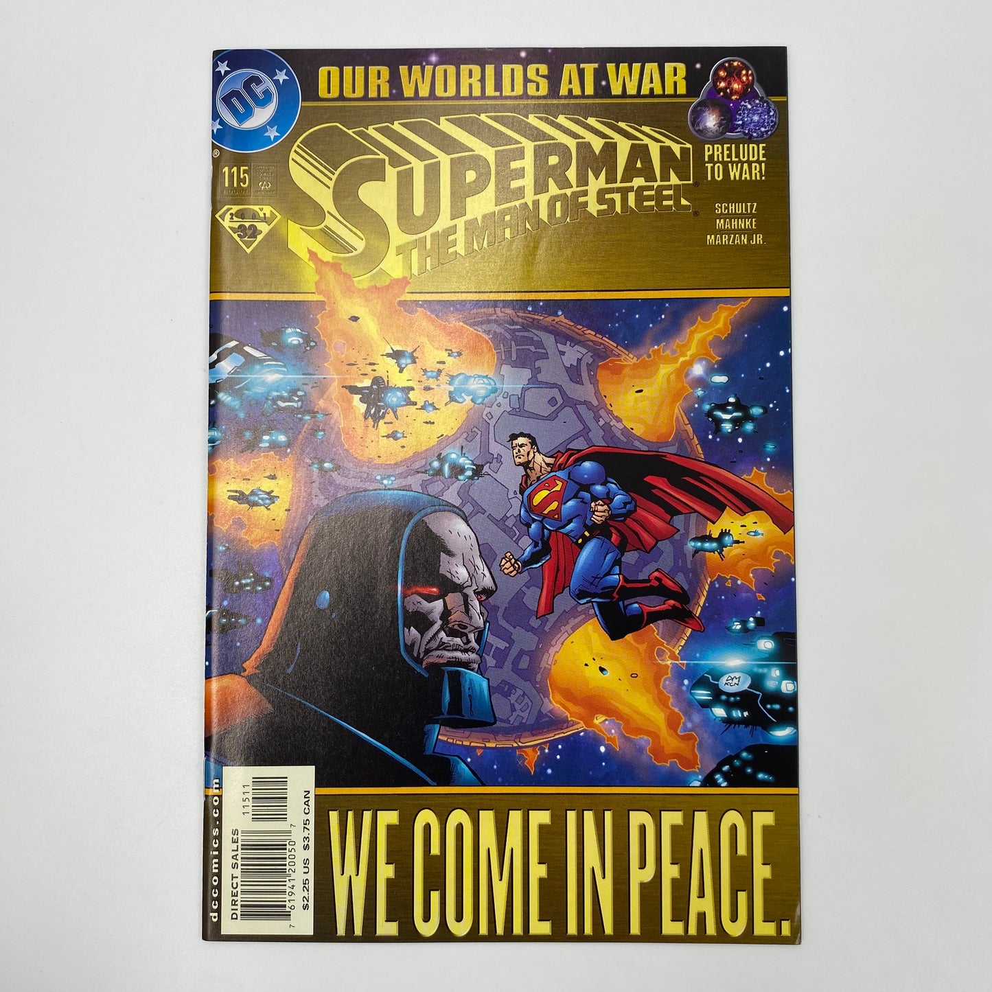 Superman Our Worlds at War: Superman #171-173 (2001), Adventures of Superman #593-595 (2001), Superman: The Man of Steel #115-117 (2001), Action Comics #780-782 (2001) DC (FN to NM)