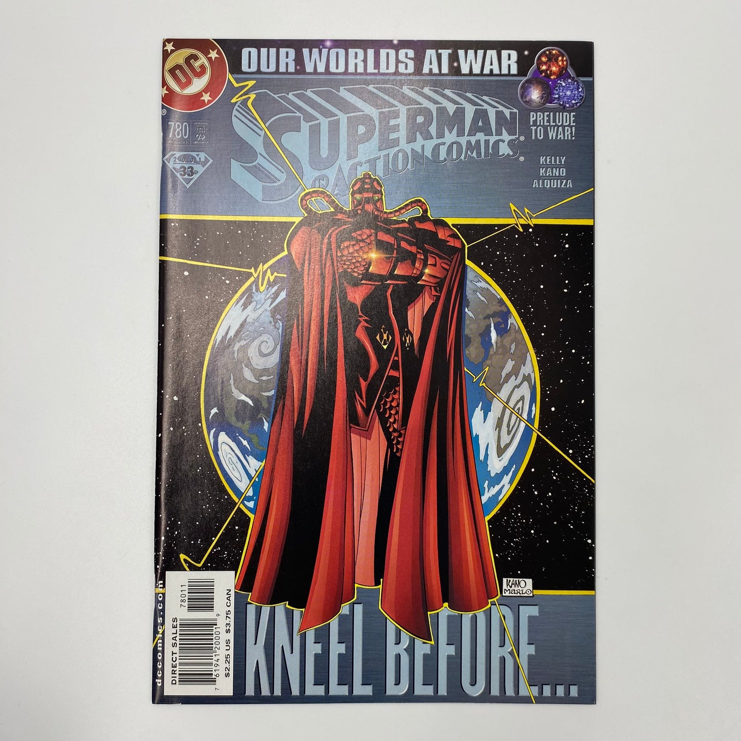 Superman Our Worlds at War: Superman #171-173 (2001), Adventures of Superman #593-595 (2001), Superman: The Man of Steel #115-117 (2001), Action Comics #780-782 (2001) DC (FN to NM)