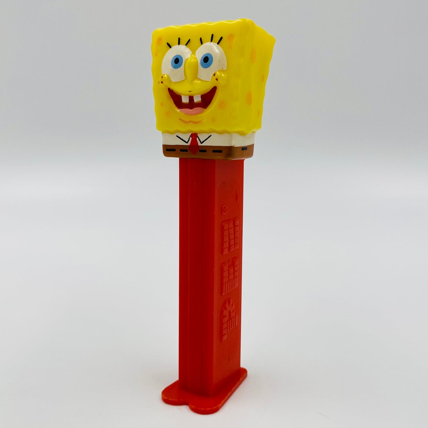 SpongeBob SquarePants red stem PEZ dispenser (2004) loose 4.9 Hungary