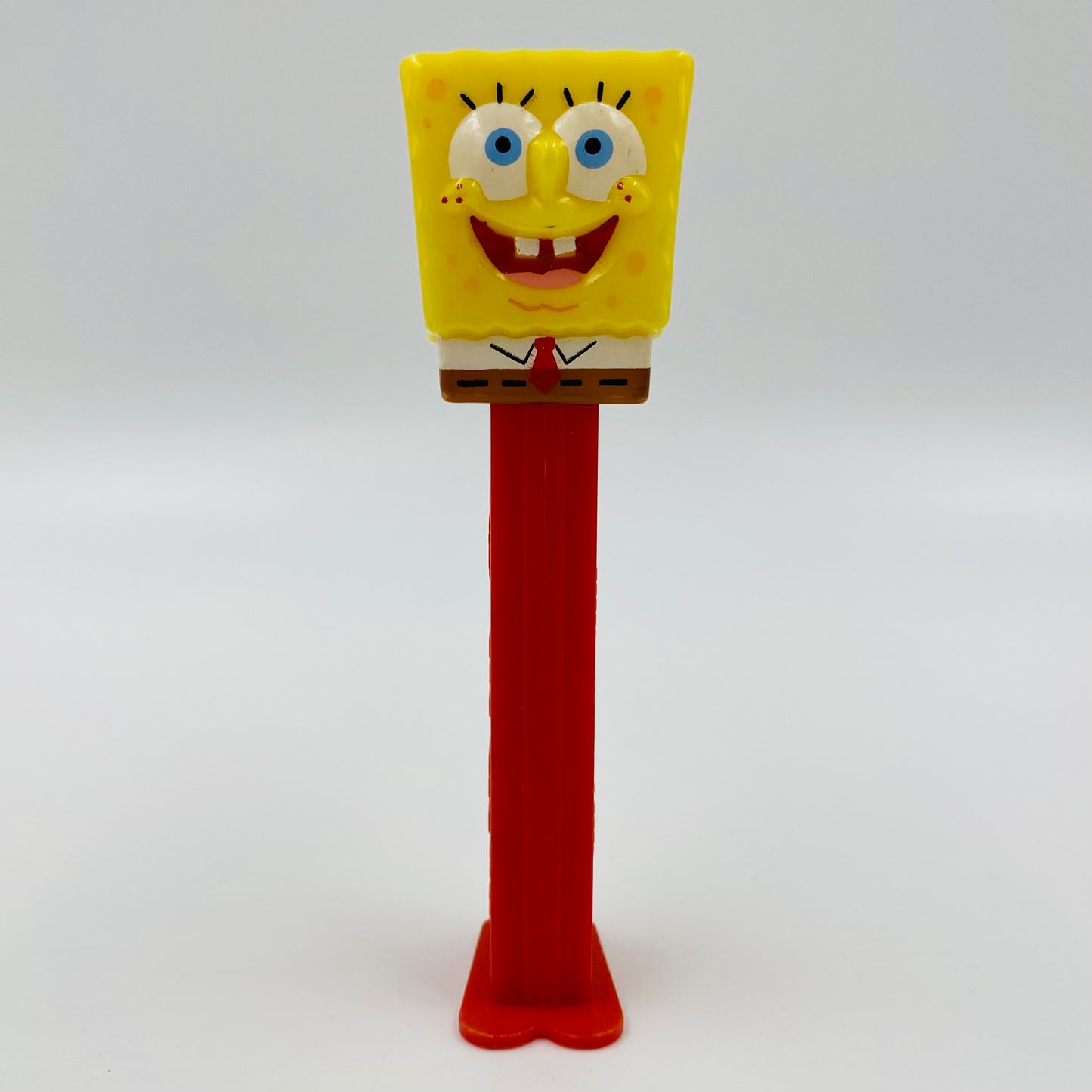 SpongeBob SquarePants red stem PEZ dispenser (2004) loose 4.9 Hungary