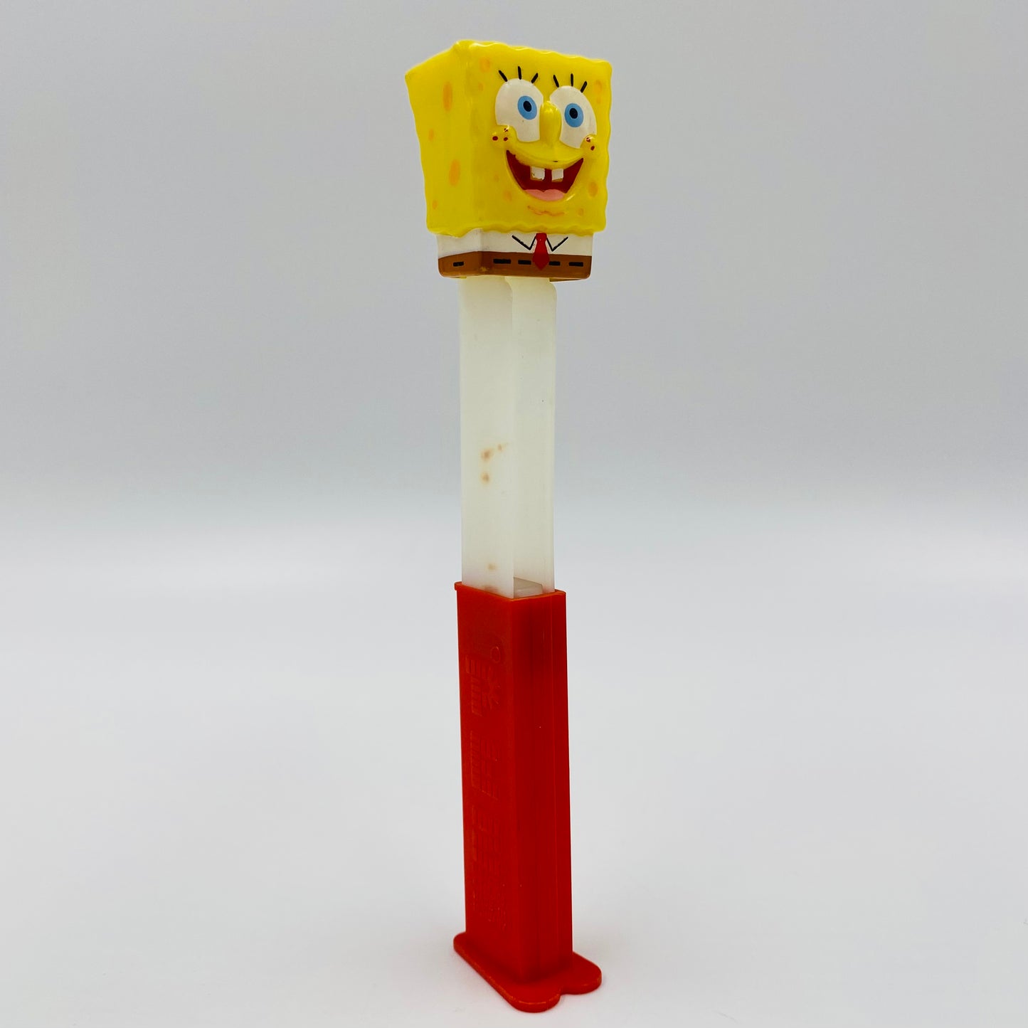 SpongeBob SquarePants red stem PEZ dispenser (2004) loose 4.9 Hungary