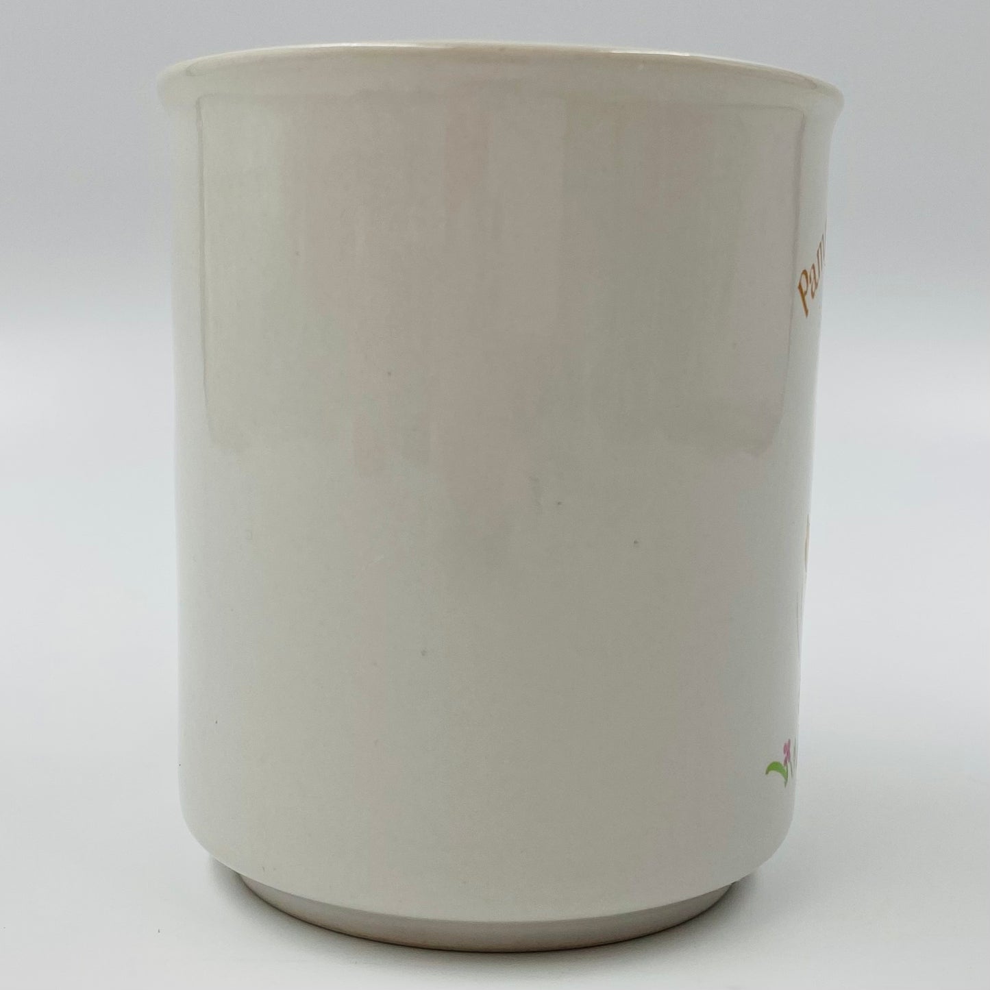 Care Bears Tenderheart "PAMPER YOURSELF A LITTLE" 9oz mug (1983) American Greetings