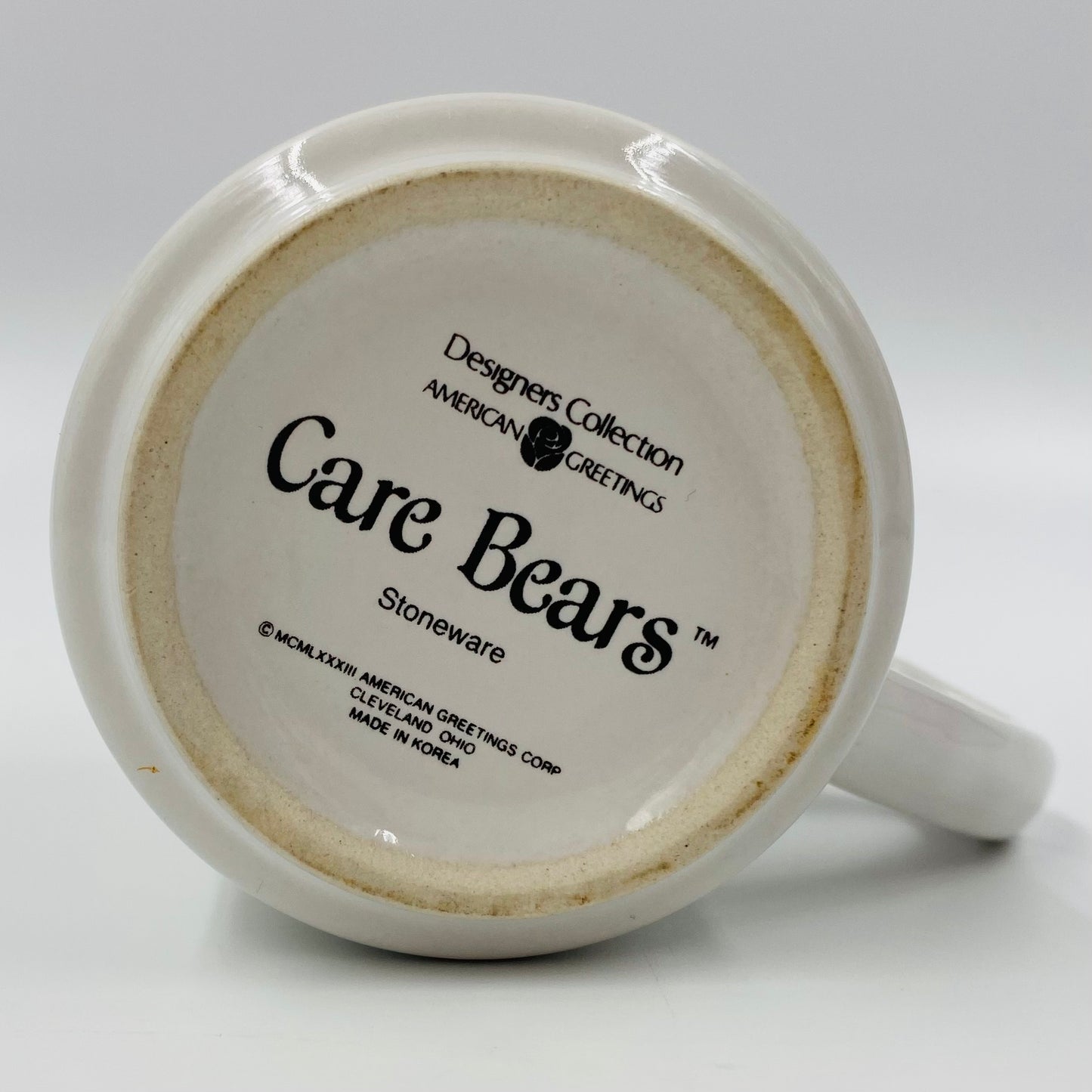 Care Bears Tenderheart "PAMPER YOURSELF A LITTLE" 9oz mug (1983) American Greetings