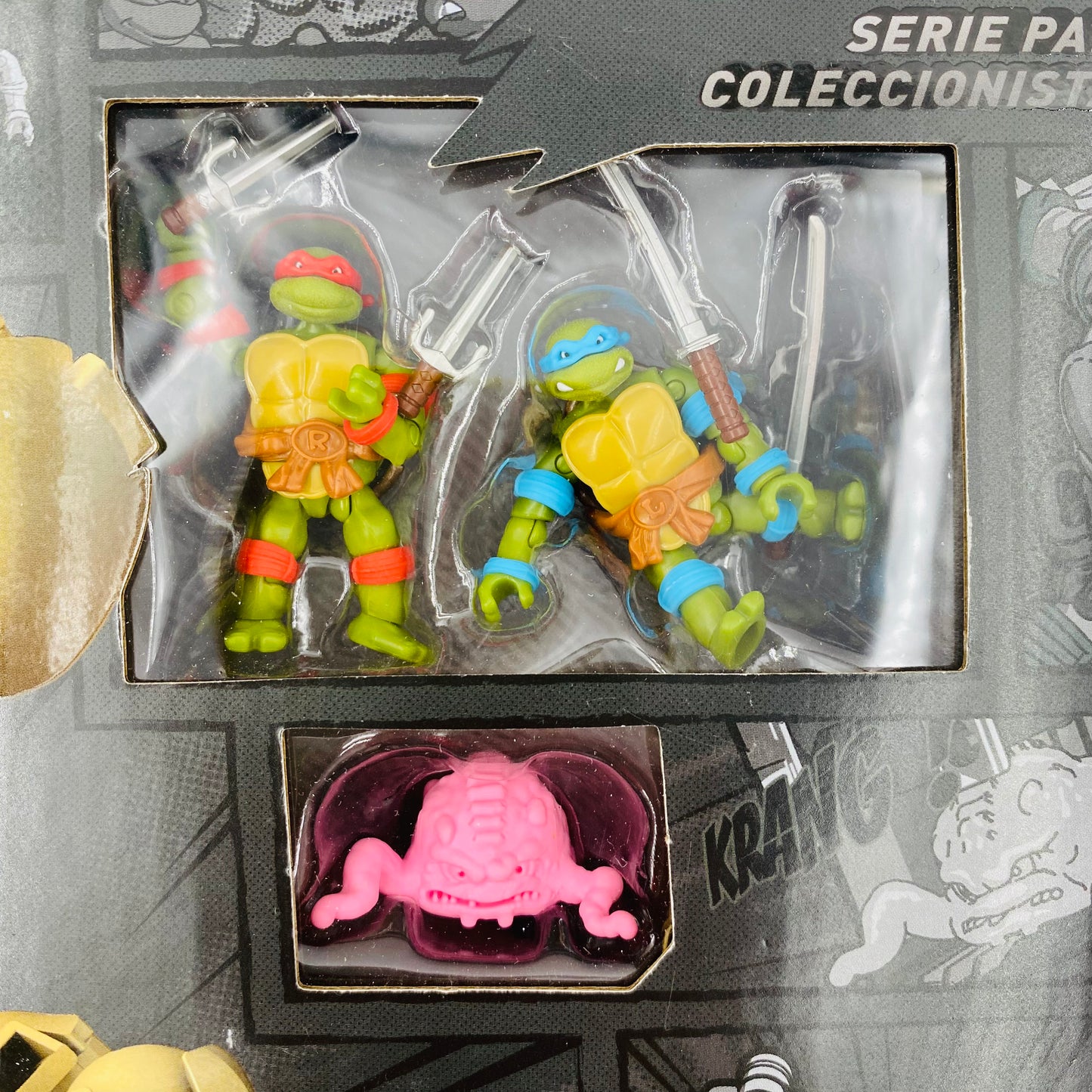 Mega Bloks Teenage Mutant Ninja Turtles Krang’s Rampage with Krang, Leonardo & Raphael boxed building bricks set with 2” micro action figures (2016) DMW32 Mattel