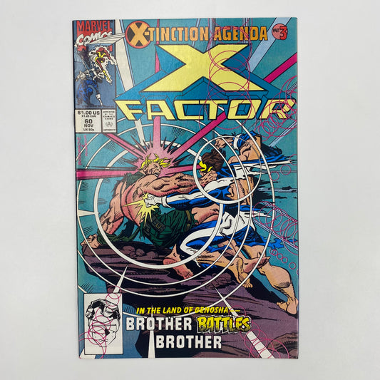 X-Factor #60 “X-Tinction Agenda” (1990) Marvel (FN)