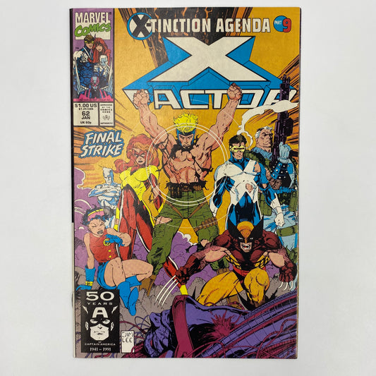 X-Factor #62 “X-Tinction Agenda” (1991) Marvel (FN-)