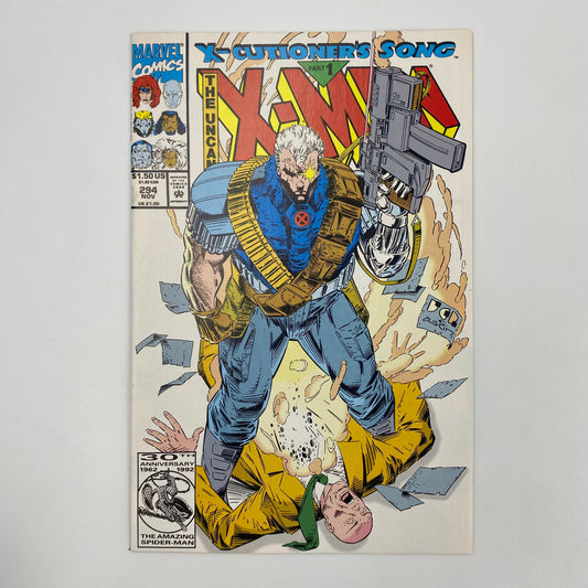 Uncanny X-Men #294 unbagged “X-Cutioner’s Song” (1992) Marvel (FN+)