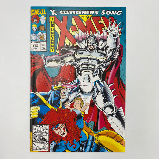 Uncanny X-Men #296 unbagged “X-Cutioner’s Song” (1993) Marvel (FN+)