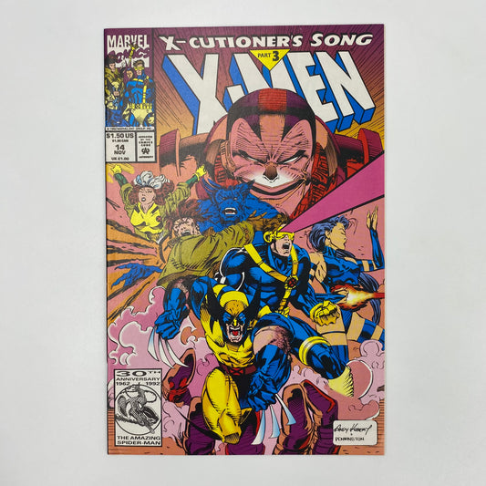 X-Men #14 unbagged “X-Cutioner’s Song” (1992) Marvel (FN+)