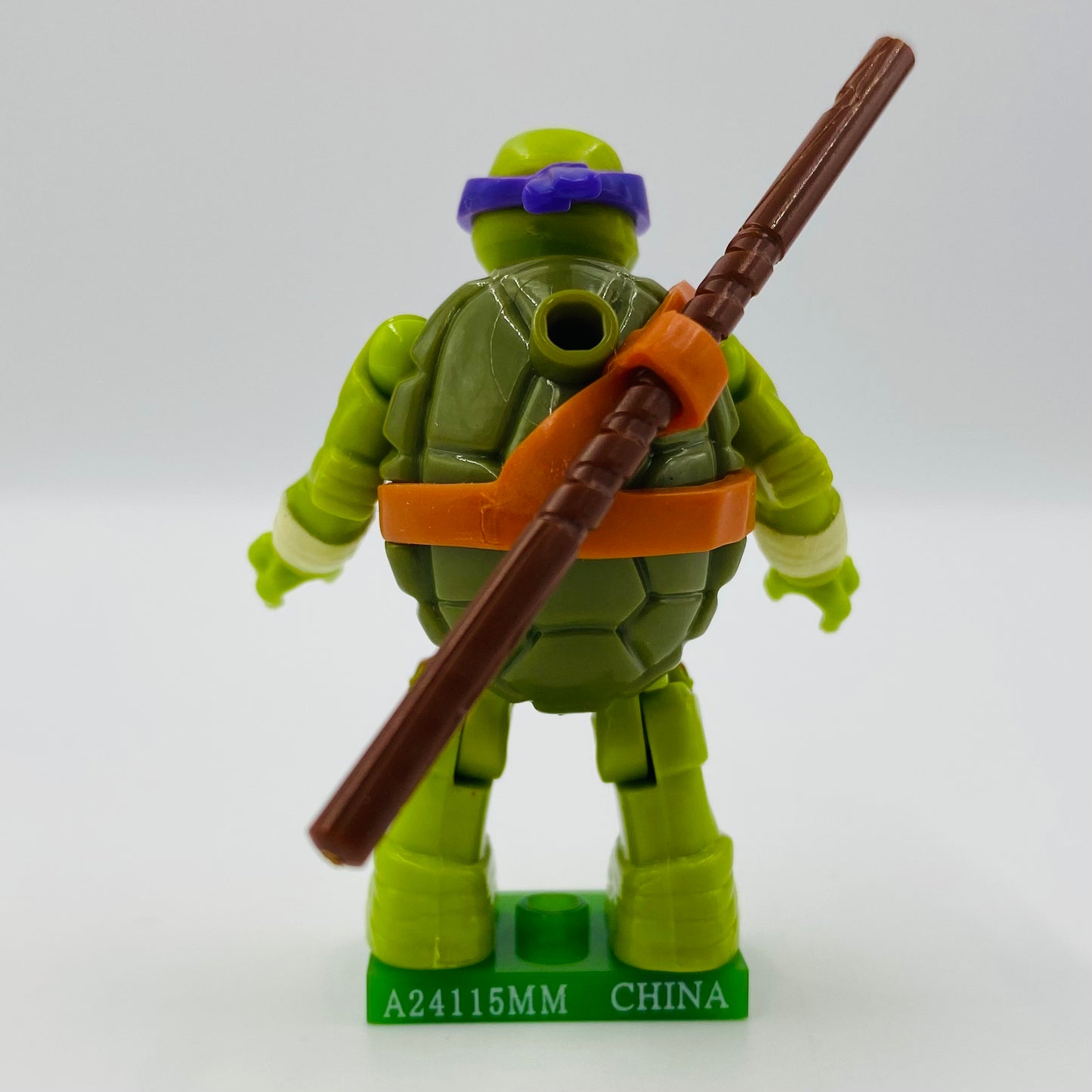 Mega Bloks Teenage Mutant Ninja Turtles series 1 Donatello loose 2” micro action figure (2015) Mattel