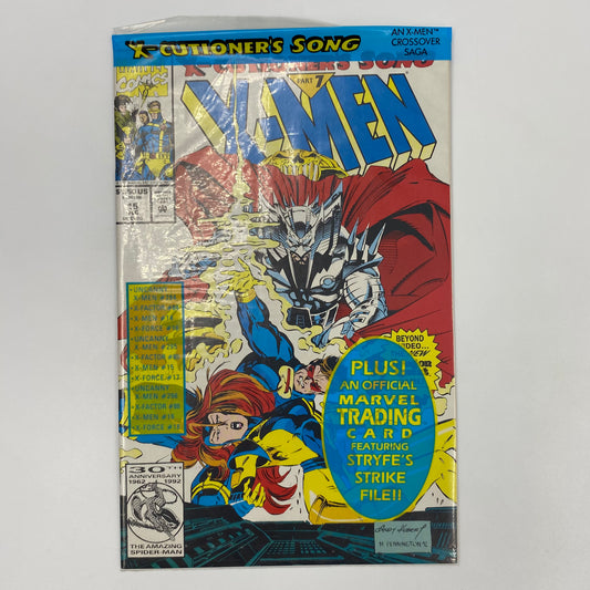 X-Men #15 polybagged “X-Cutioner’s Song” (1992) Marvel (VF-)