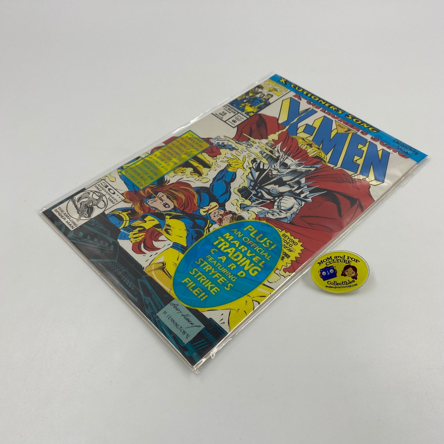 X-Men #15 polybagged “X-Cutioner’s Song” (1992) Marvel (VF-)