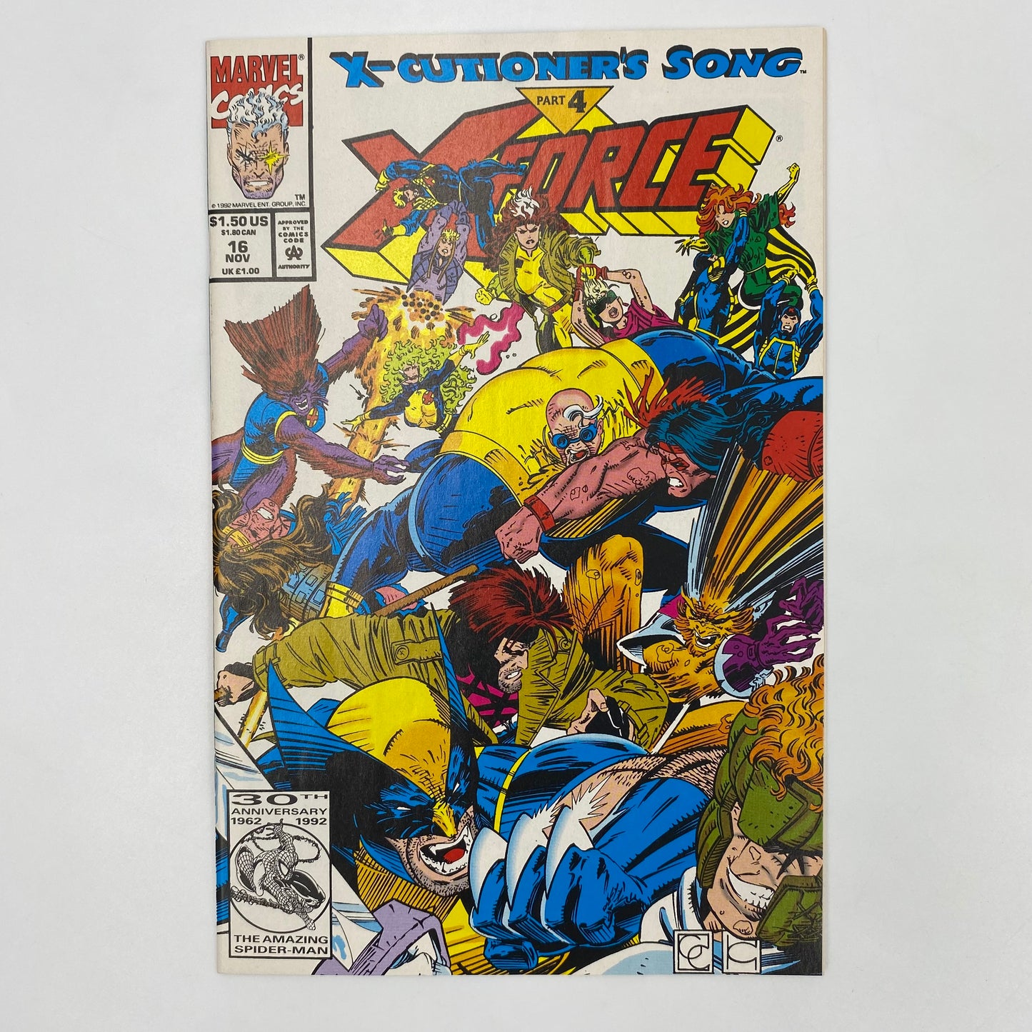 X-Force #16 unbagged “X-Cutioner’s Song” (1992) Marvel (FN)