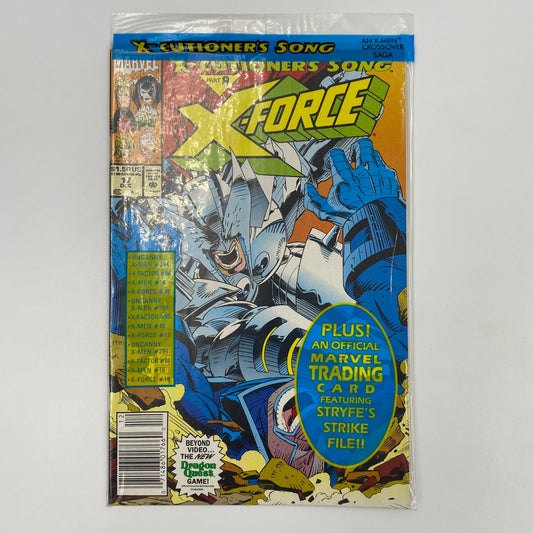 X-Force #17 polybagged newsstand “X-Cutioner’s Song” (1992) Marvel (FN+)