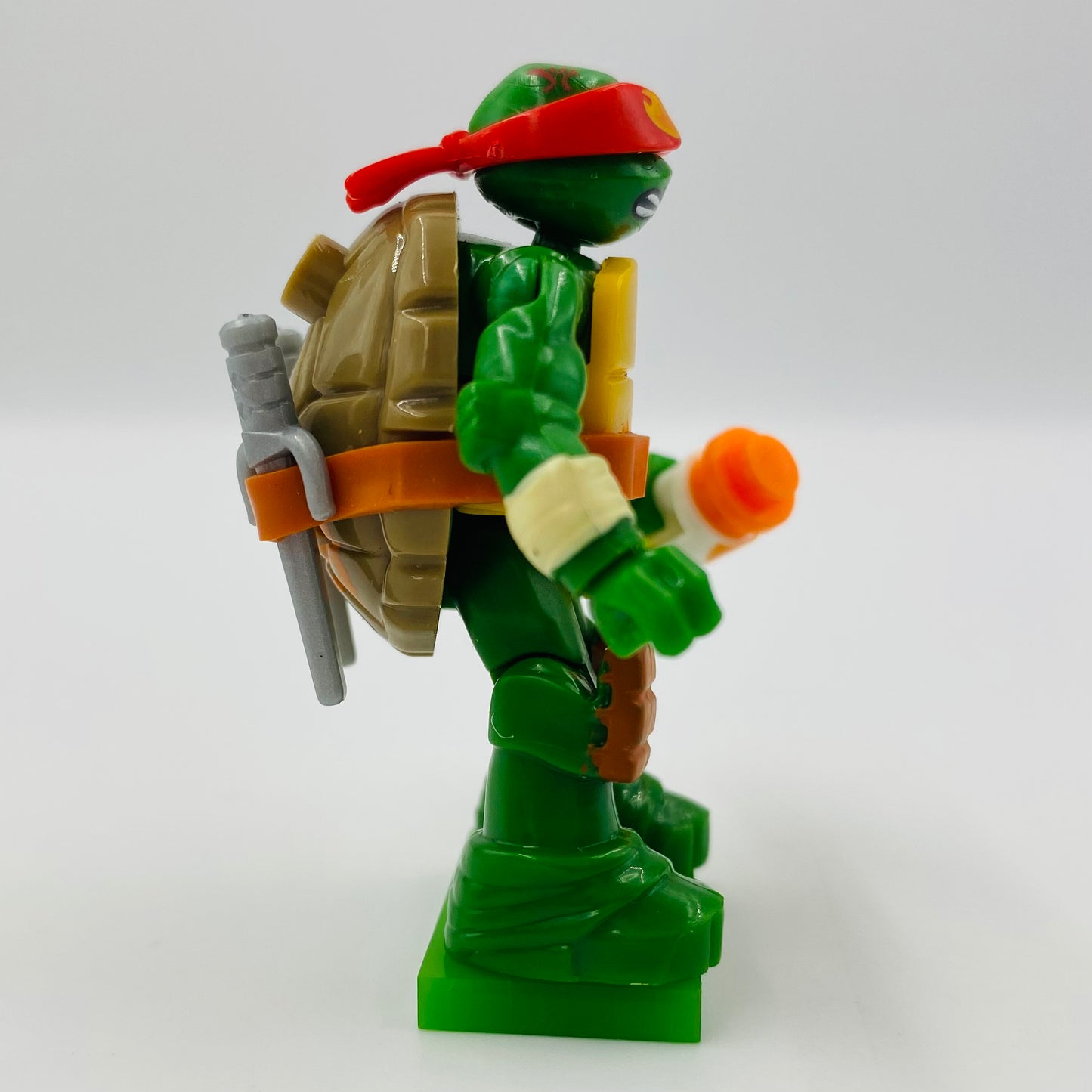 Mega Bloks Teenage Mutant Ninja Turtles series 1 Raphael loose 2” micro action figure (2015) Mattel