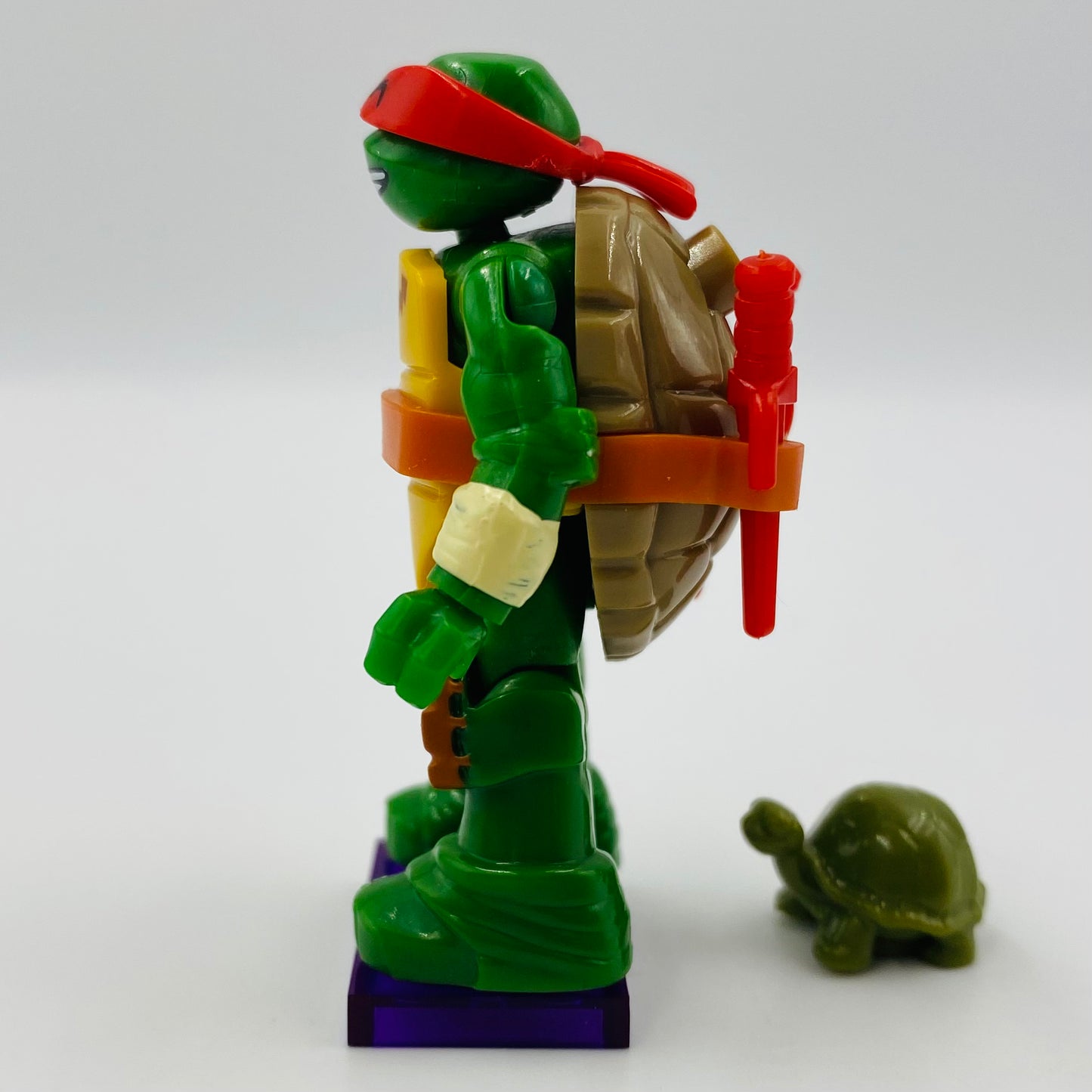 Mega Bloks Teenage Mutant Ninja Turtles series 2 Raphael with Spike loose 2” micro action figure (2015) Mattel