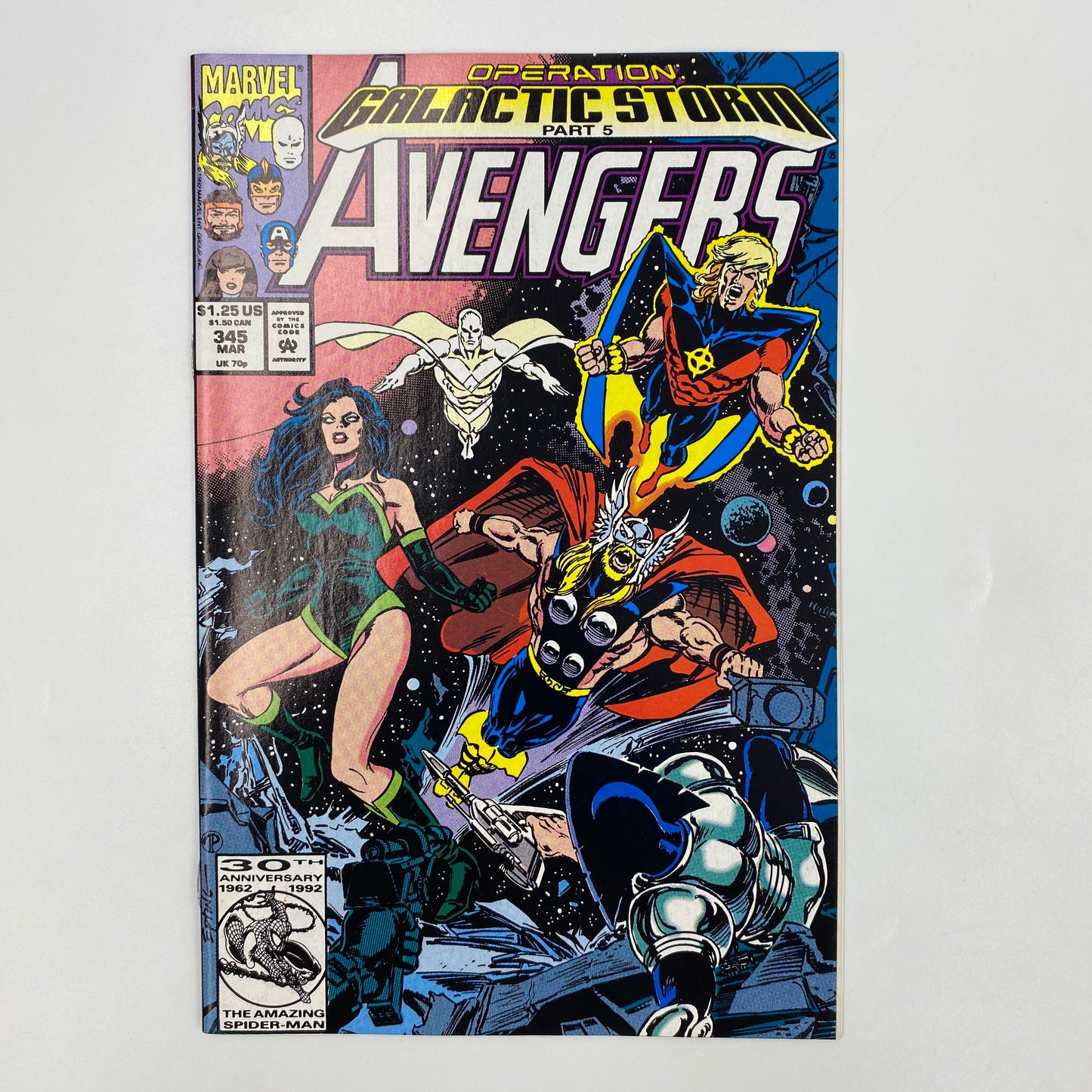 Avengers #345 “Operation Galactic Storm” (1992) Marvel (VF-)