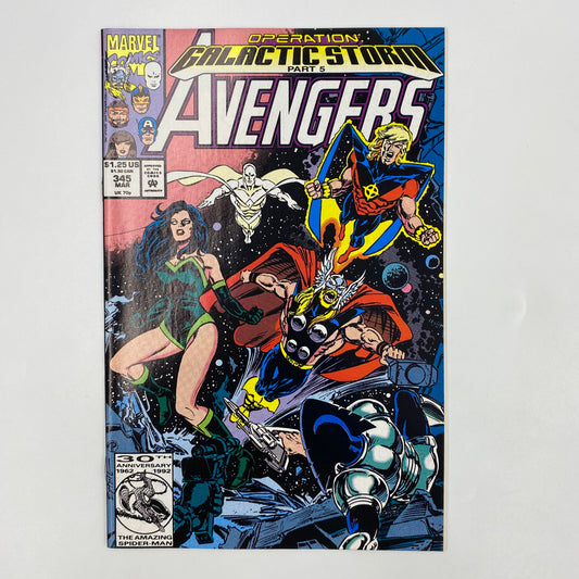 Avengers #345 “Operation Galactic Storm” (1992) Marvel (VF-)