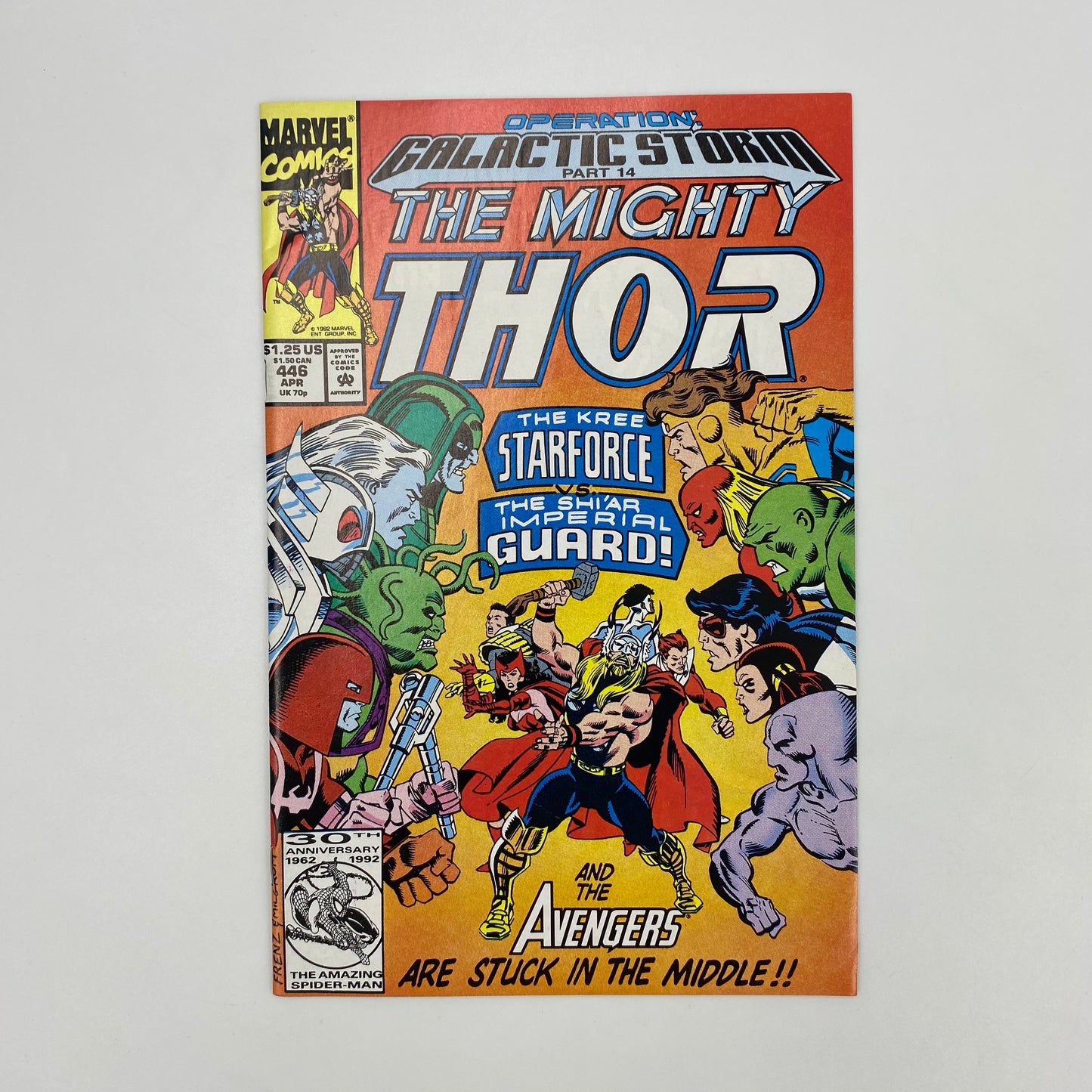 Thor #446 “Operation Galactic Storm” (1992) Marvel (VF-)