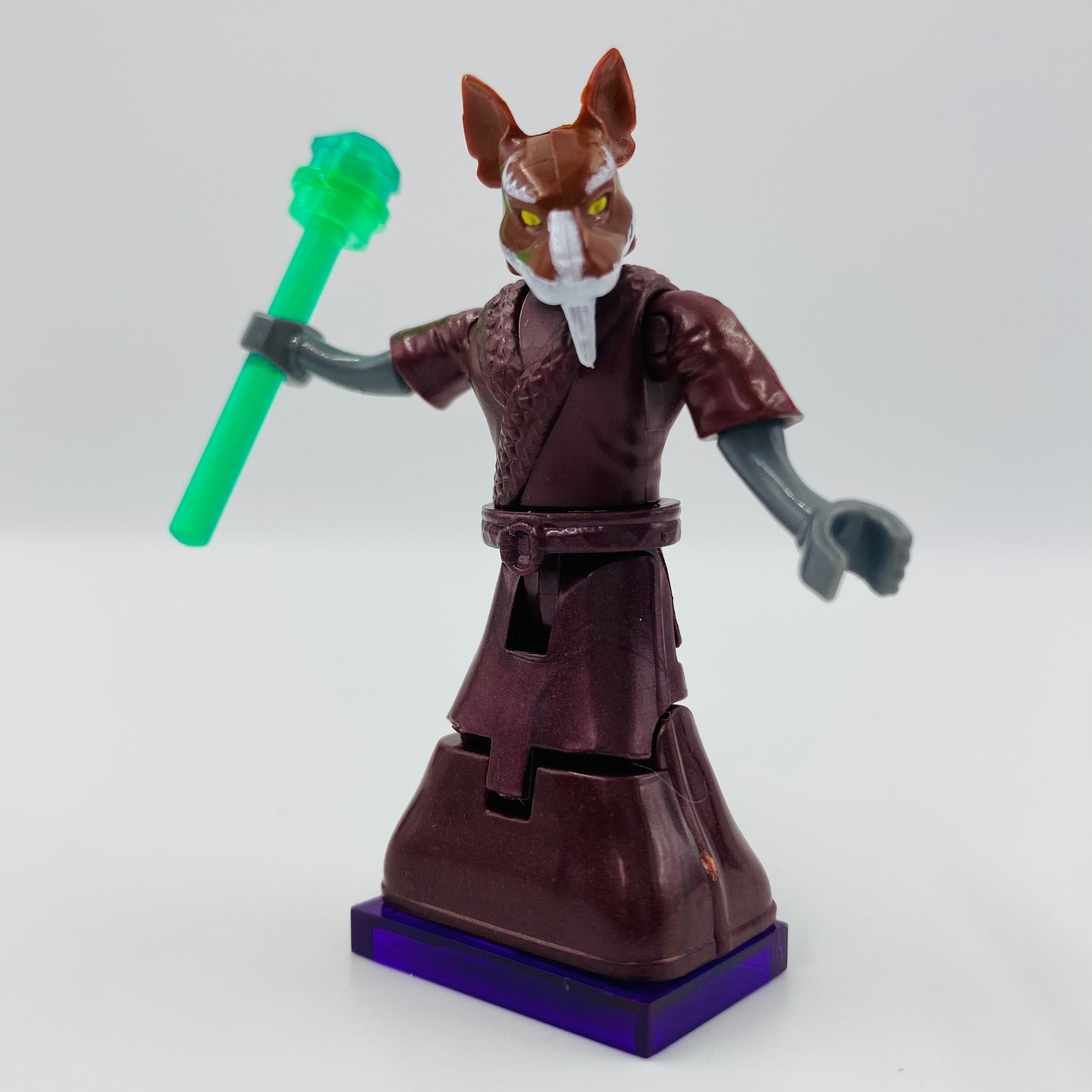 Mega Bloks Teenage Mutant Ninja Turtles series 2 Splinter loose 2” mic ...