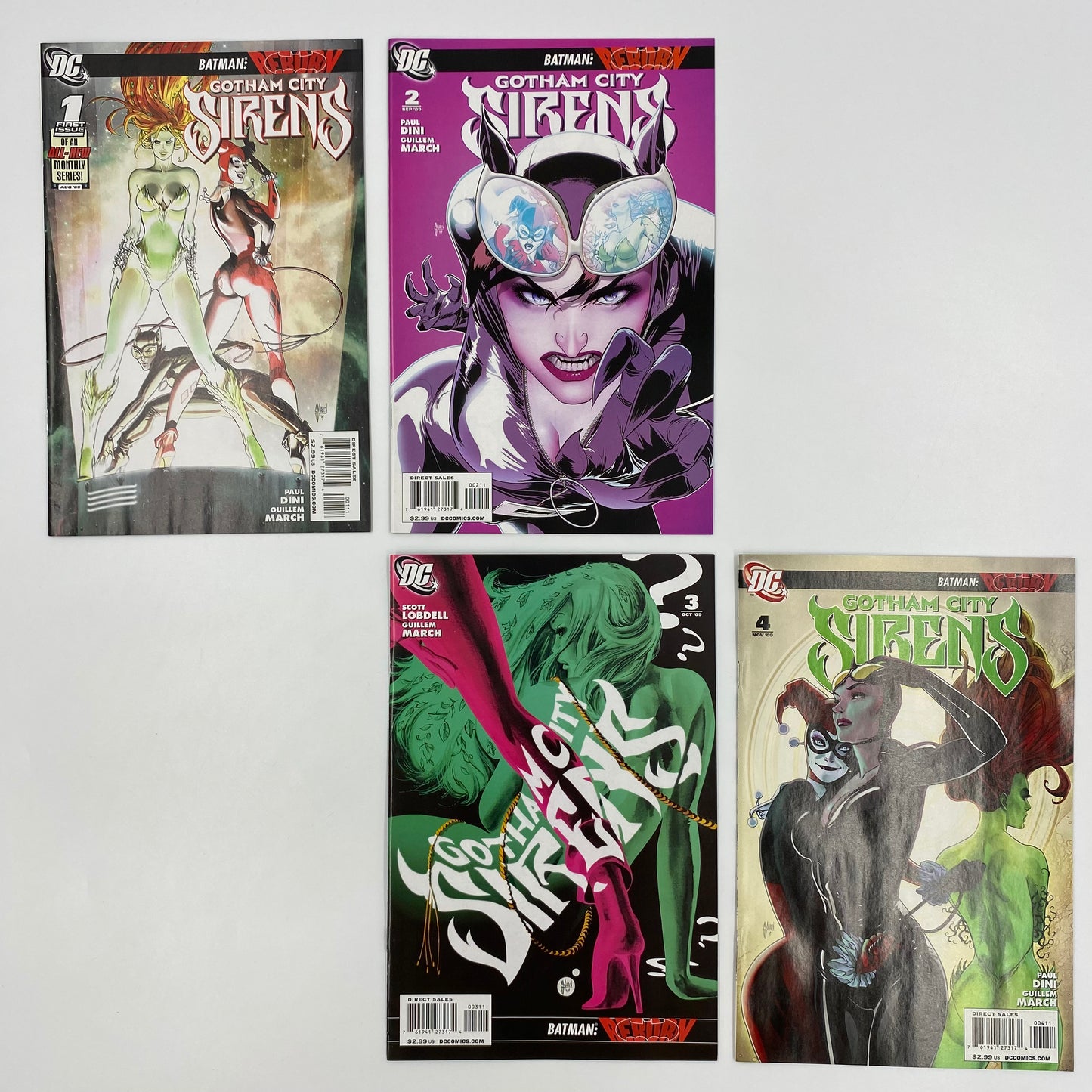 Gotham City Sirens #1-15 (2009-2010) DC (FN to VF)