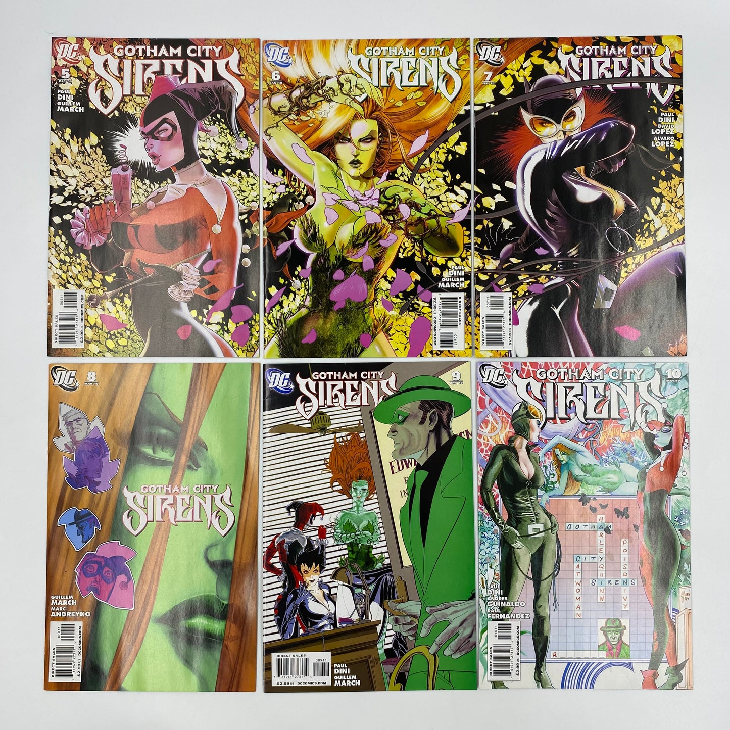 Gotham City Sirens #1-15 (2009-2010) DC (FN to VF)