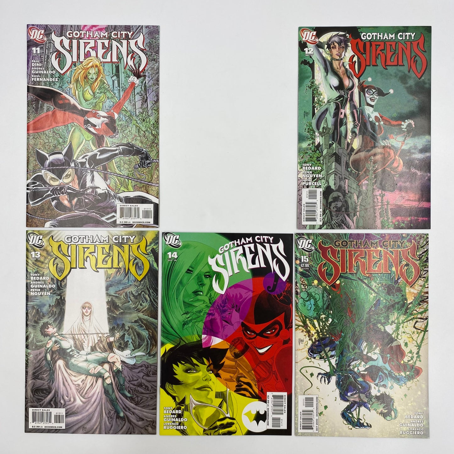 Gotham City Sirens #1-15 (2009-2010) DC (FN to VF)