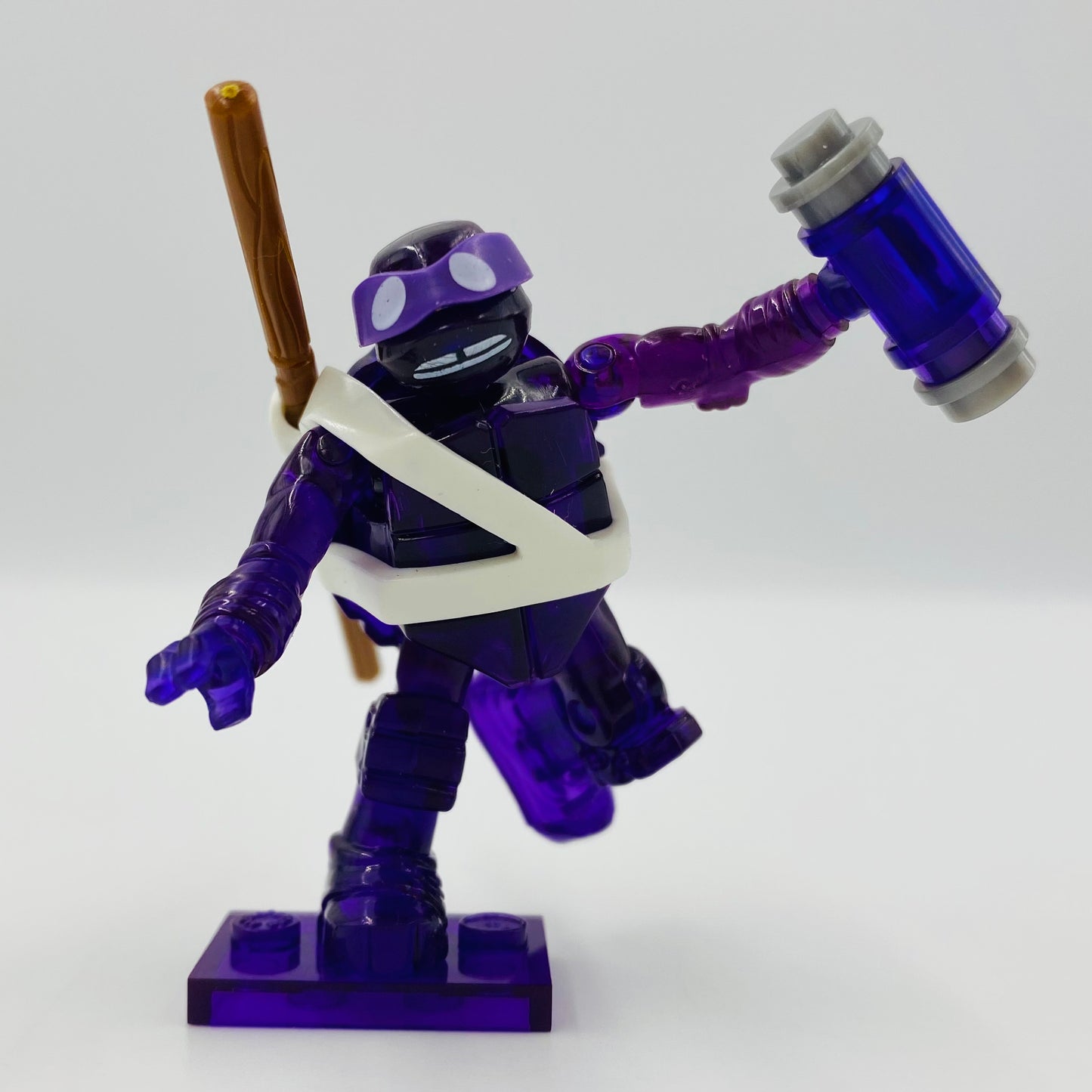 Mega Bloks Teenage Mutant Ninja Turtles series 2 Donatello loose 2” micro action figure (2015) Mattel