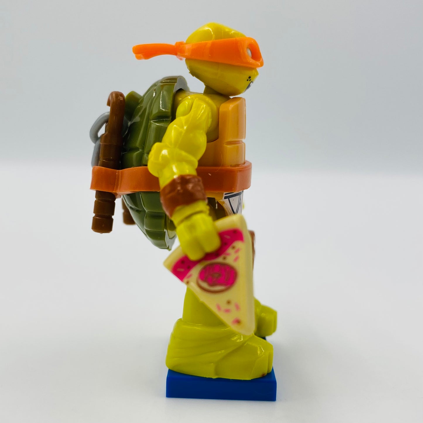 Mega Bloks Teenage Mutant Ninja Turtles series 3 Michelangelo loose 2” micro action figure (2015) Mattel