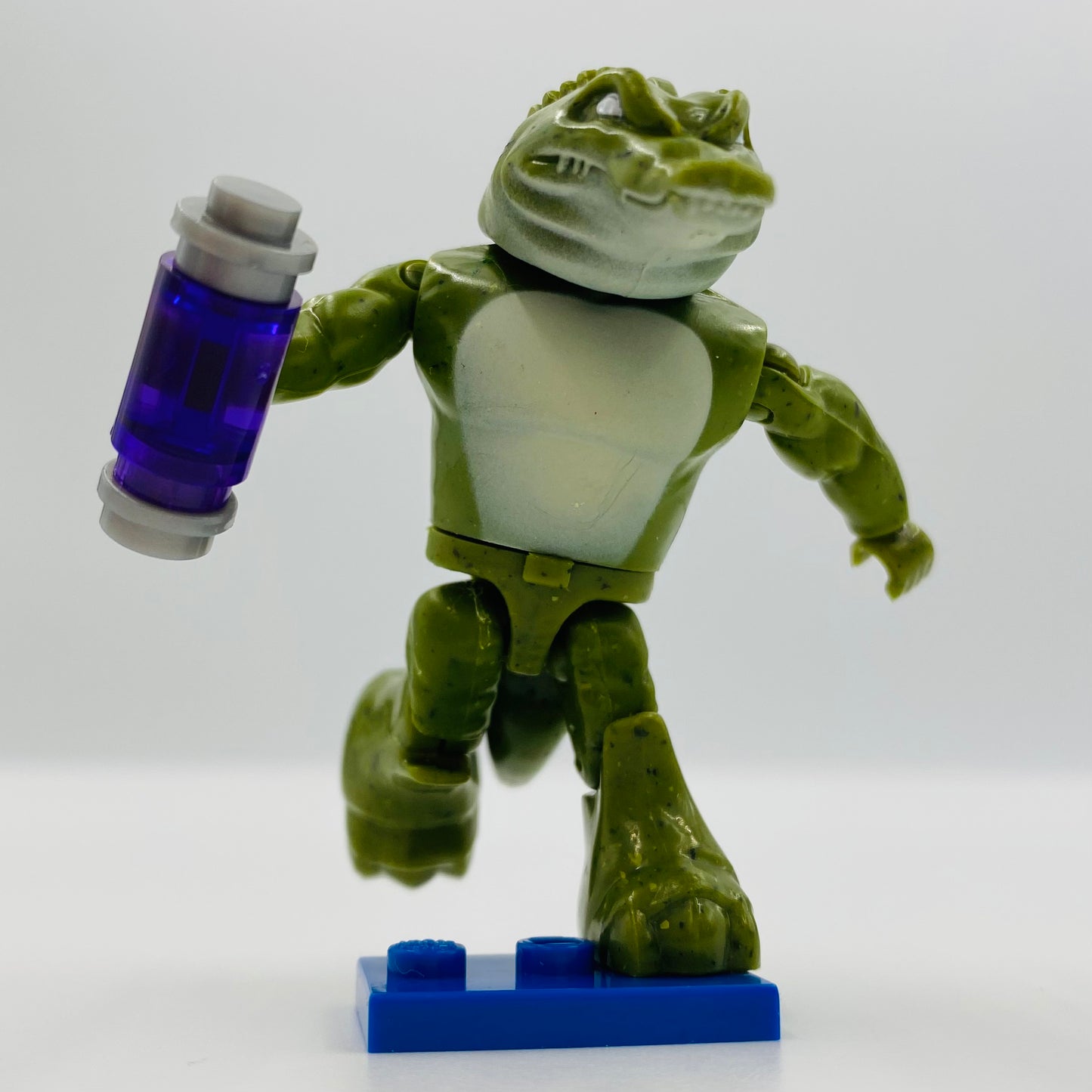 Mega Bloks Teenage Mutant Ninja Turtles series 3 Leatherhead loose 2” micro action figure (2015) Mattel