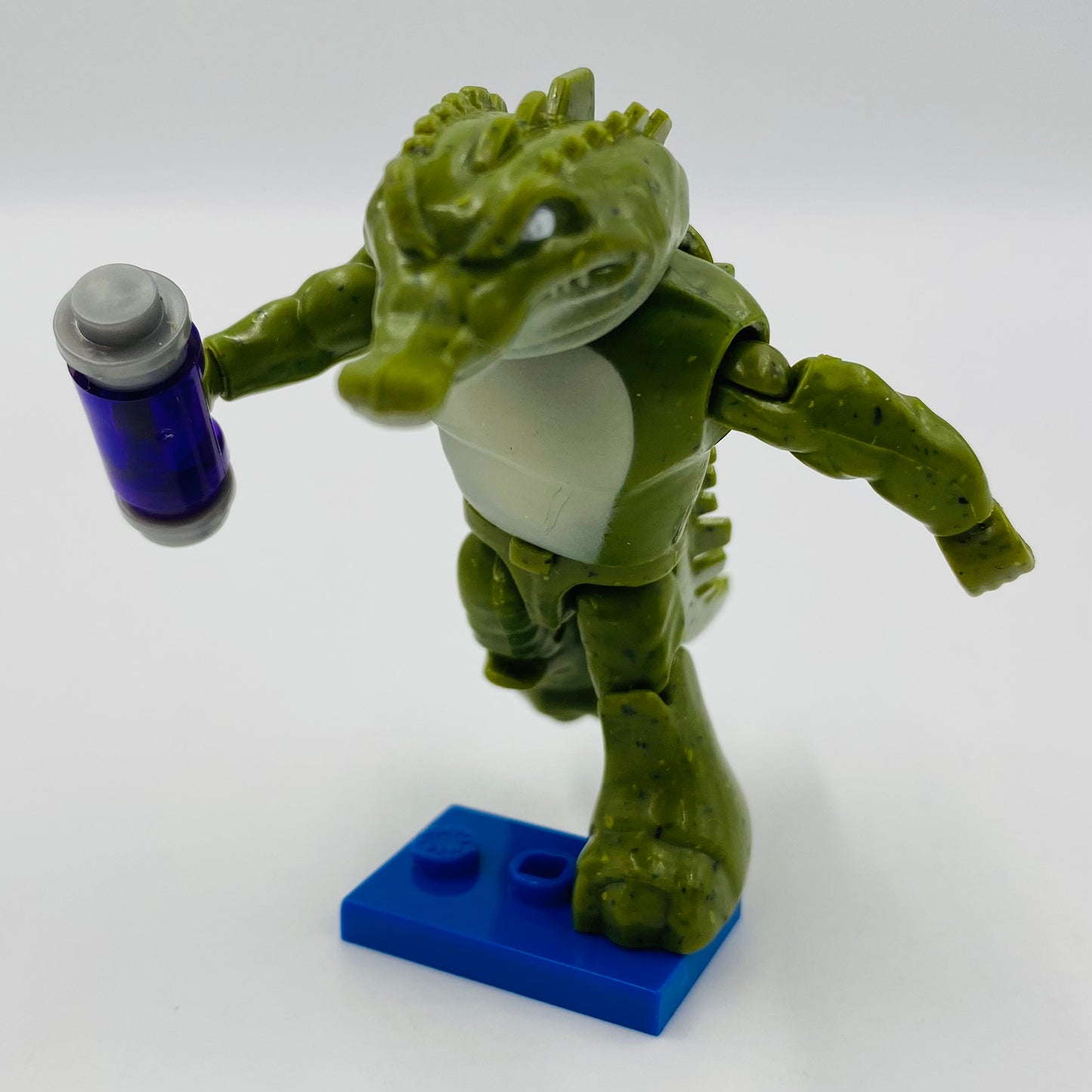 Mega Bloks Teenage Mutant Ninja Turtles series 3 Leatherhead loose 2” micro action figure (2015) Mattel