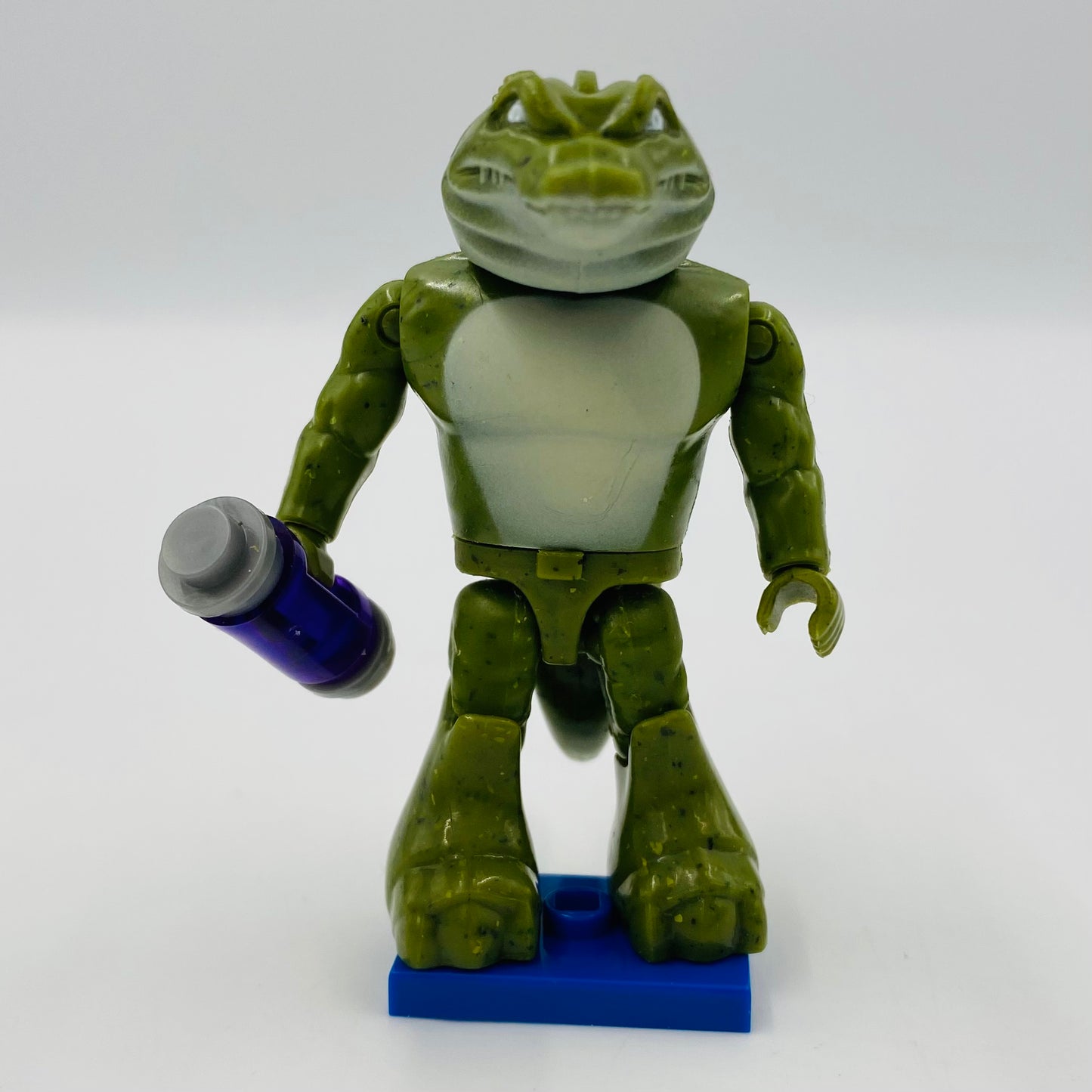 Mega Bloks Teenage Mutant Ninja Turtles series 3 Leatherhead loose 2” micro action figure (2015) Mattel