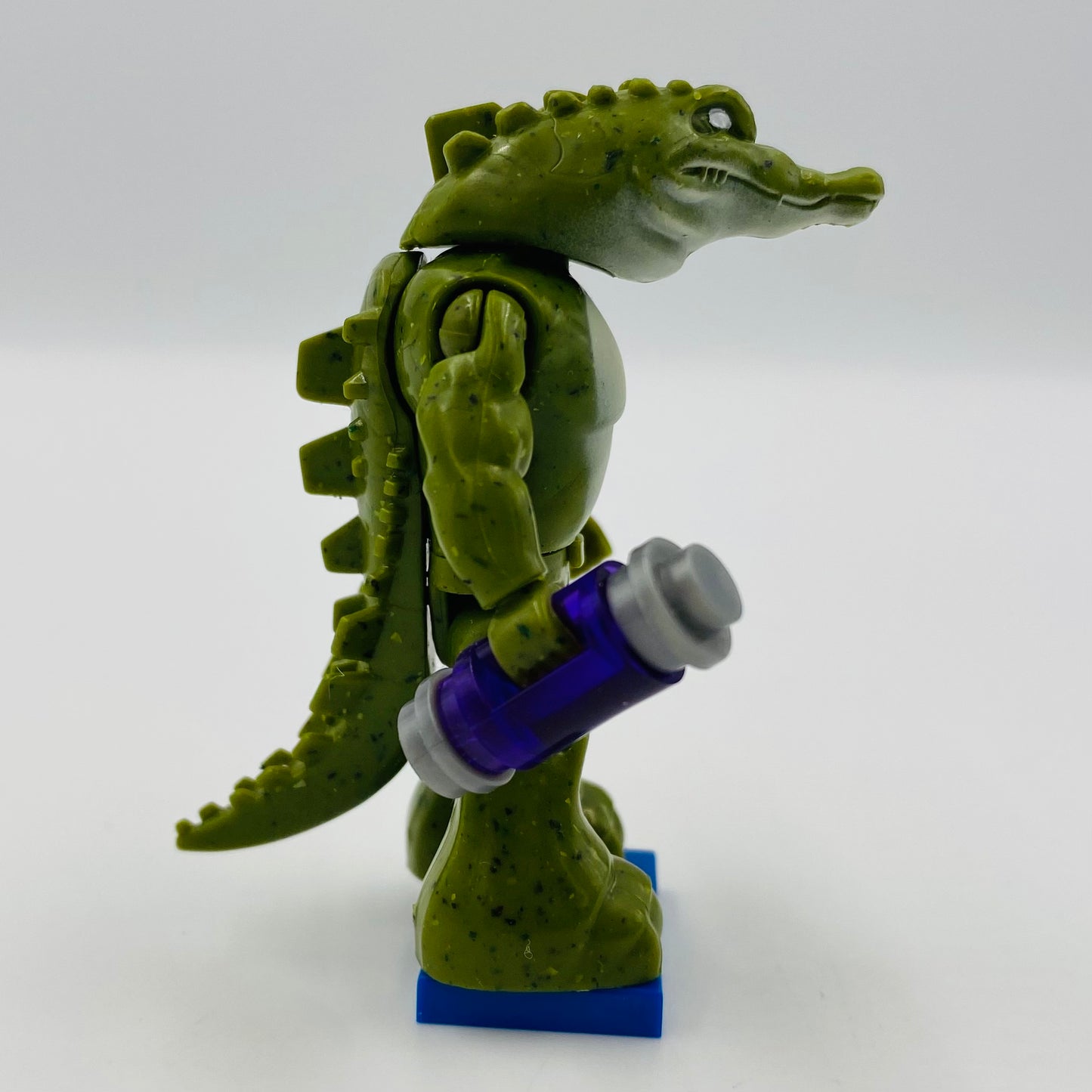 Mega Bloks Teenage Mutant Ninja Turtles series 3 Leatherhead loose 2” micro action figure (2015) Mattel