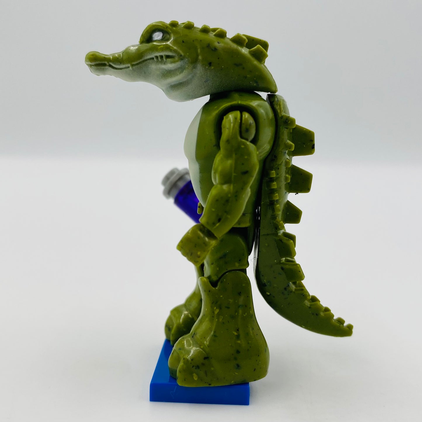 Mega Bloks Teenage Mutant Ninja Turtles series 3 Leatherhead loose 2” micro action figure (2015) Mattel