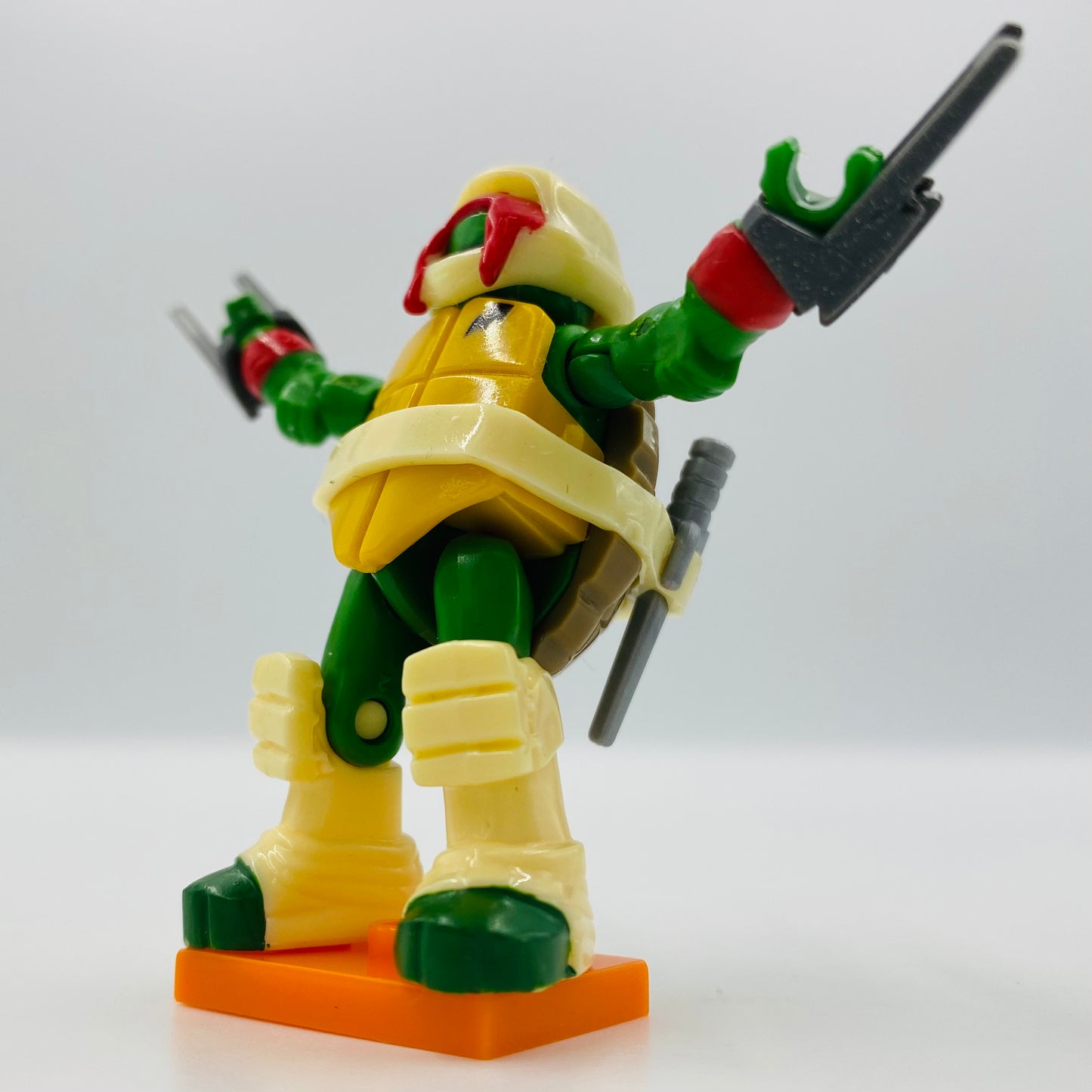 Mega Construx Teenage Mutant Ninja Turtles series 4 Raphael loose 2” micro action figure (2015) Mattel