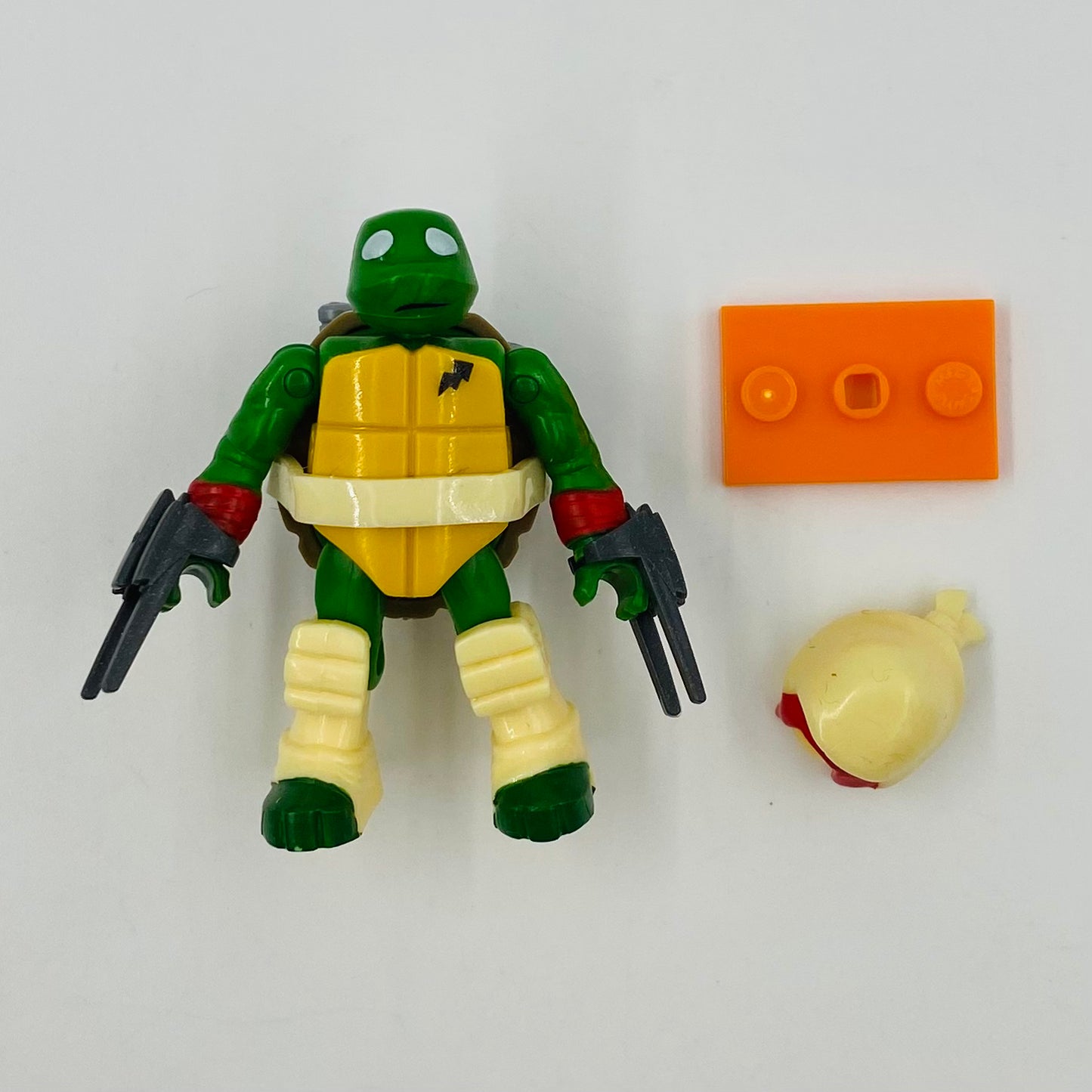 Mega Construx Teenage Mutant Ninja Turtles series 4 Raphael loose 2” micro action figure (2015) Mattel