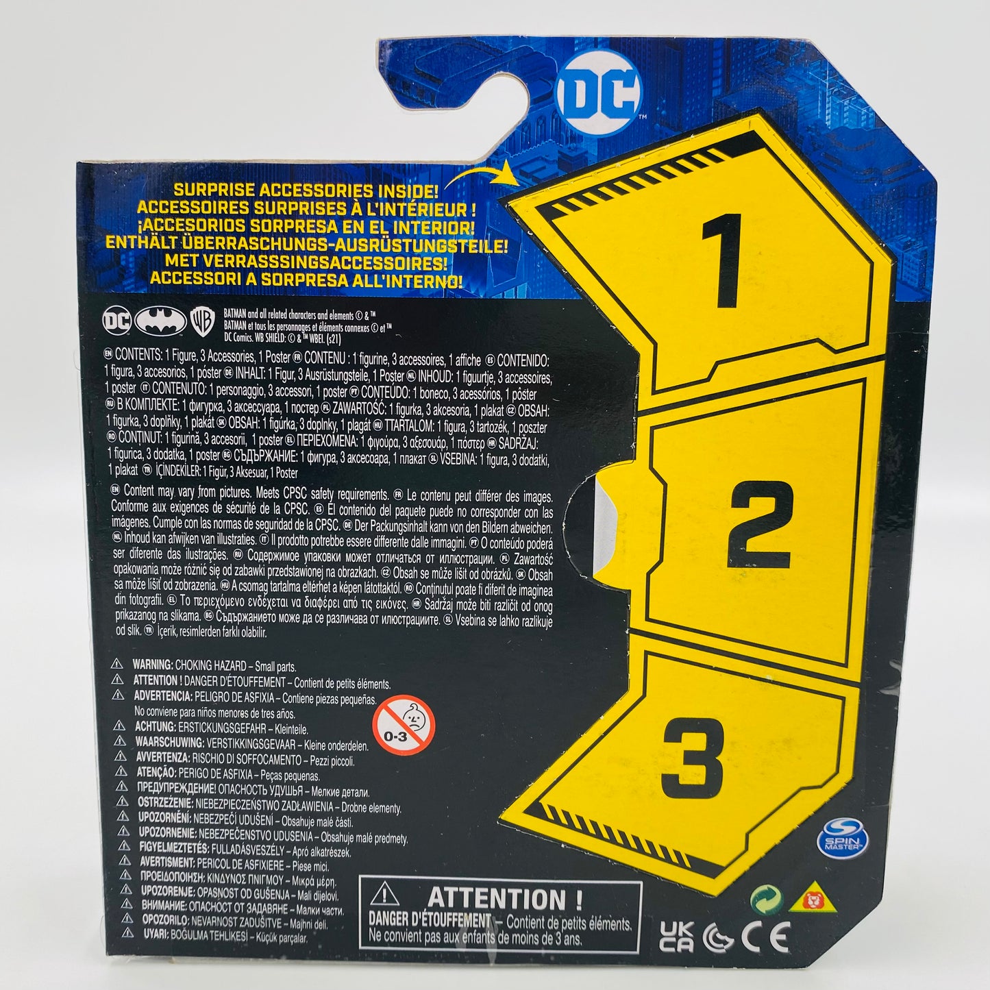Batman Mr. Freeze carded 4” action figure (2021) Spin Master