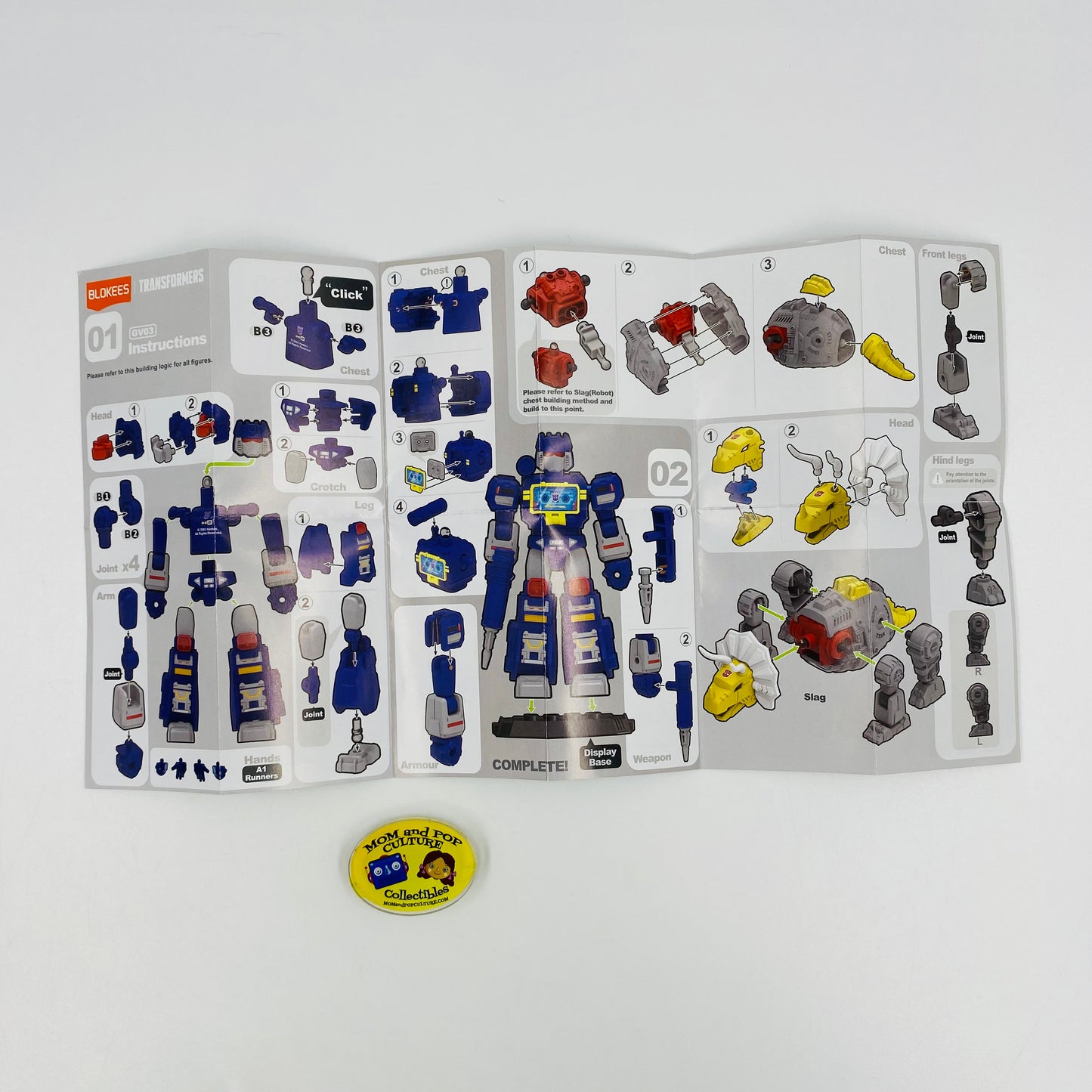 Transformers Galaxy Version 03 Slag loose 4” action figure (2024) Blokees