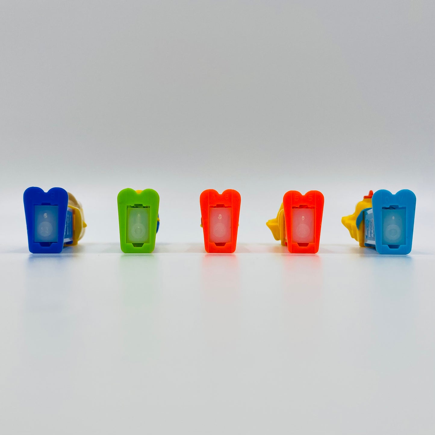 Simpsons complete set of 5 PEZ dispensers (2000) loose