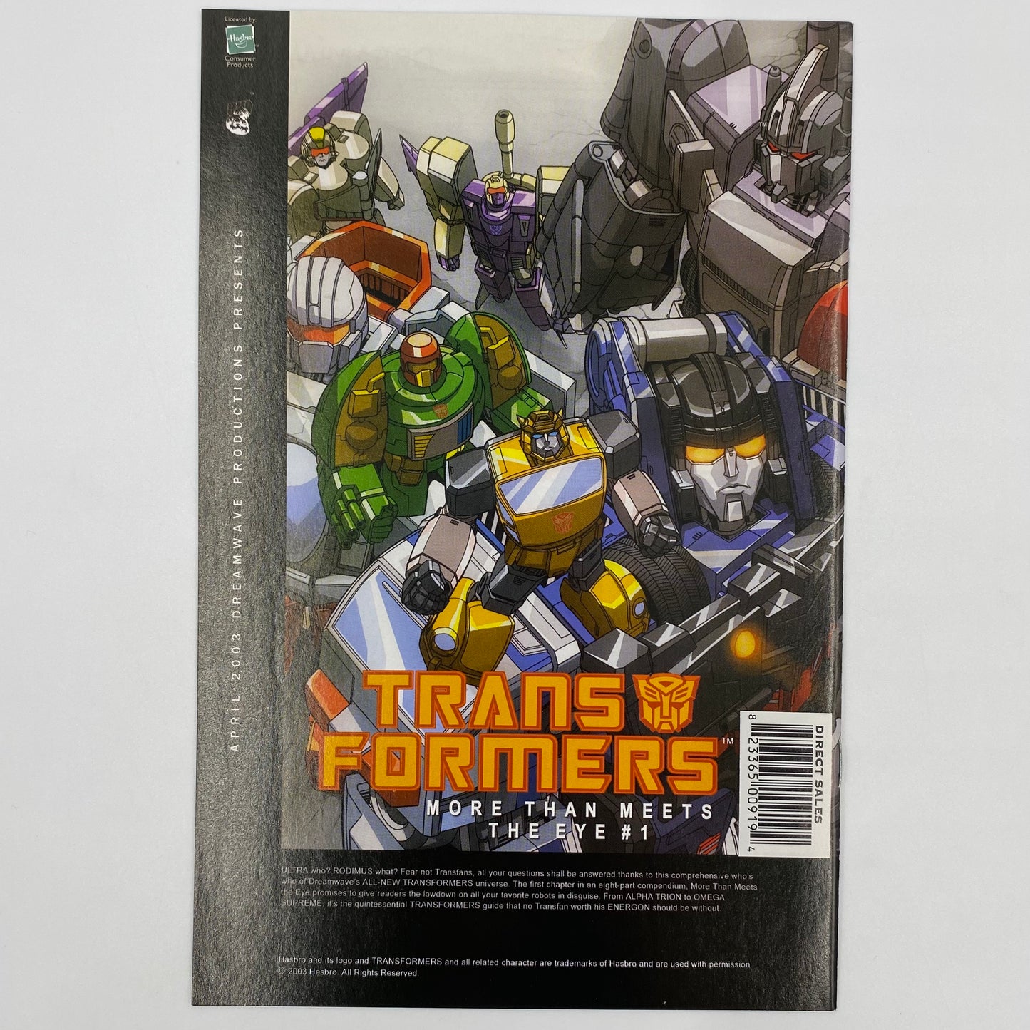 Transformers War Within #1-6 (2002-2003) DreamWave