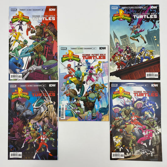 Mighty Morphin Power Rangers/Teenage Mutant Ninja Turtles #1-5 (2019-2020) BOOM!/IDW