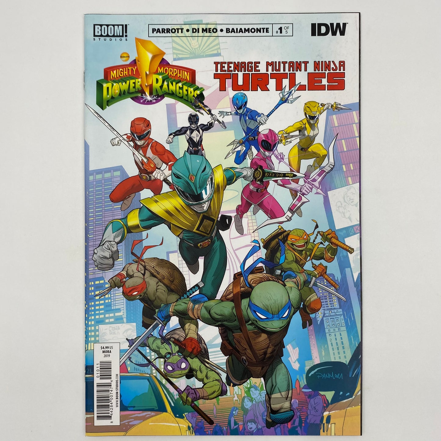 Mighty Morphin Power Rangers/Teenage Mutant Ninja Turtles #1-5 (2019-2020) BOOM!/IDW