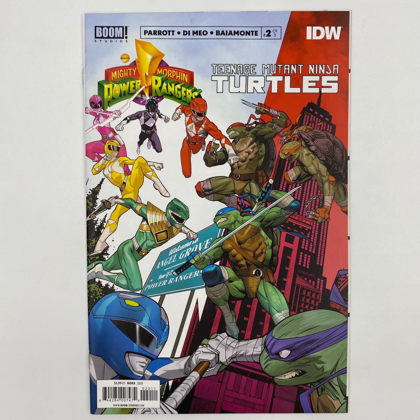 Mighty Morphin Power Rangers/Teenage Mutant Ninja Turtles #1-5 (2019-2020) BOOM!/IDW