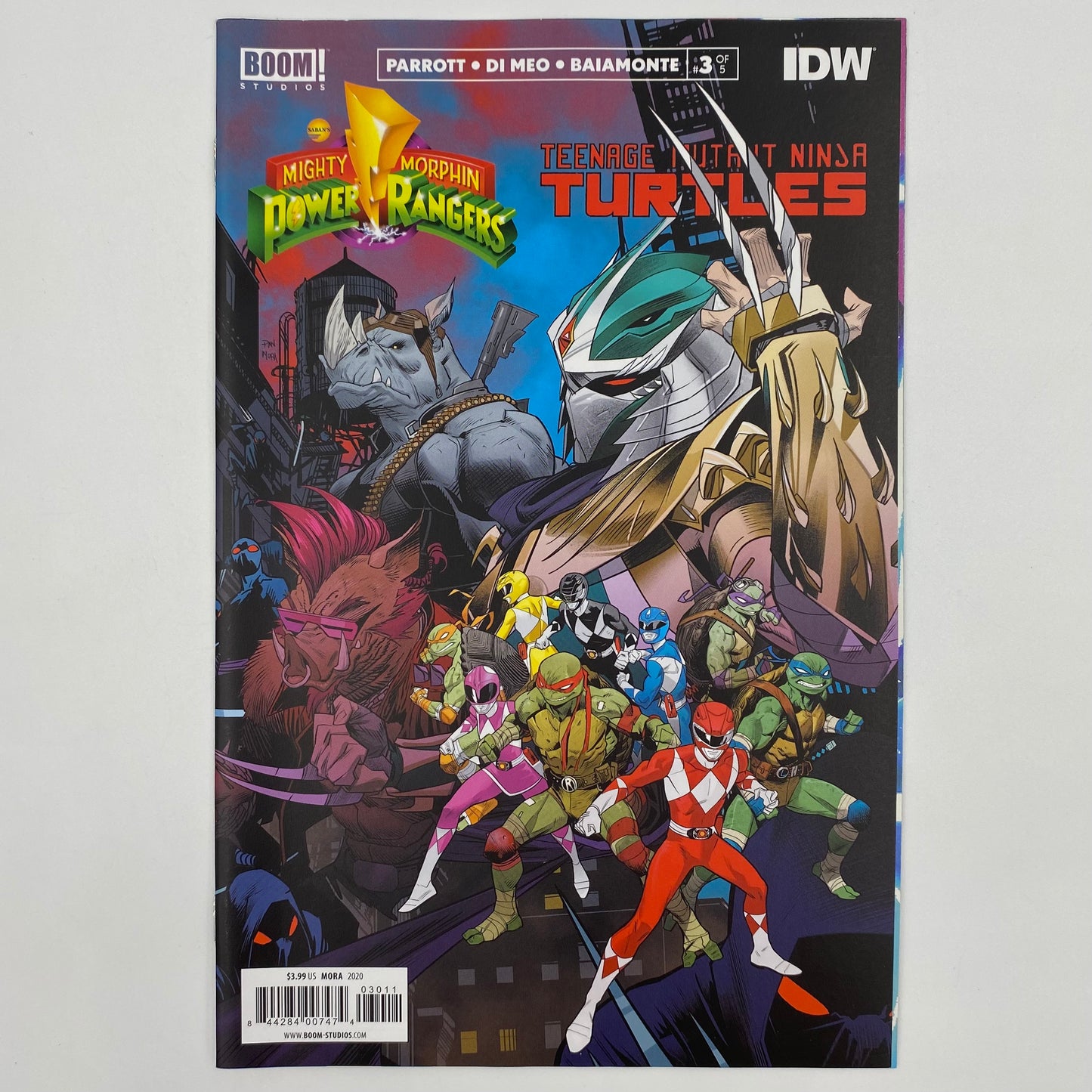 Mighty Morphin Power Rangers/Teenage Mutant Ninja Turtles #1-5 (2019-2020) BOOM!/IDW